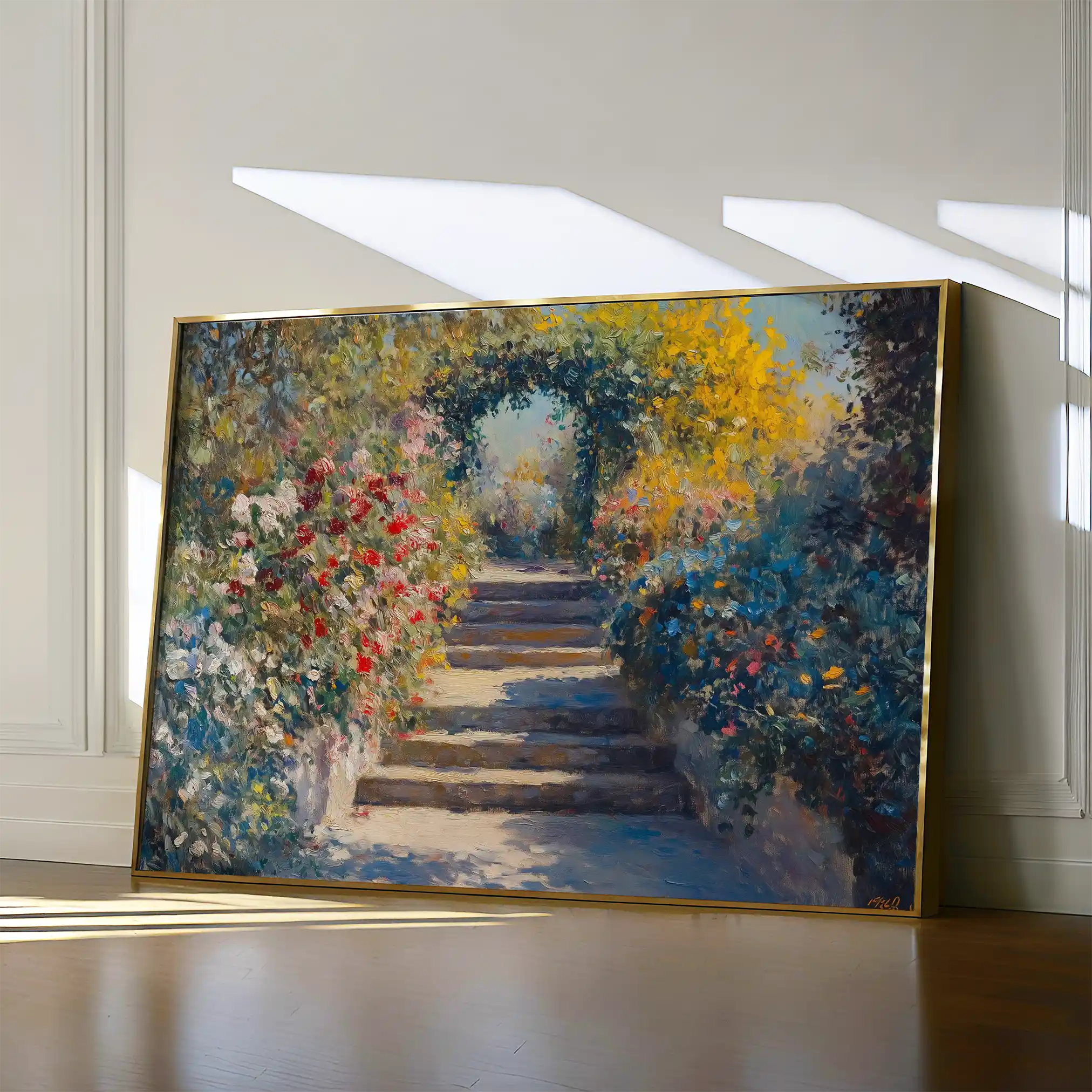 Landscape 474 Canvas Art 90 x 60 cm / Stretched on hidden frame