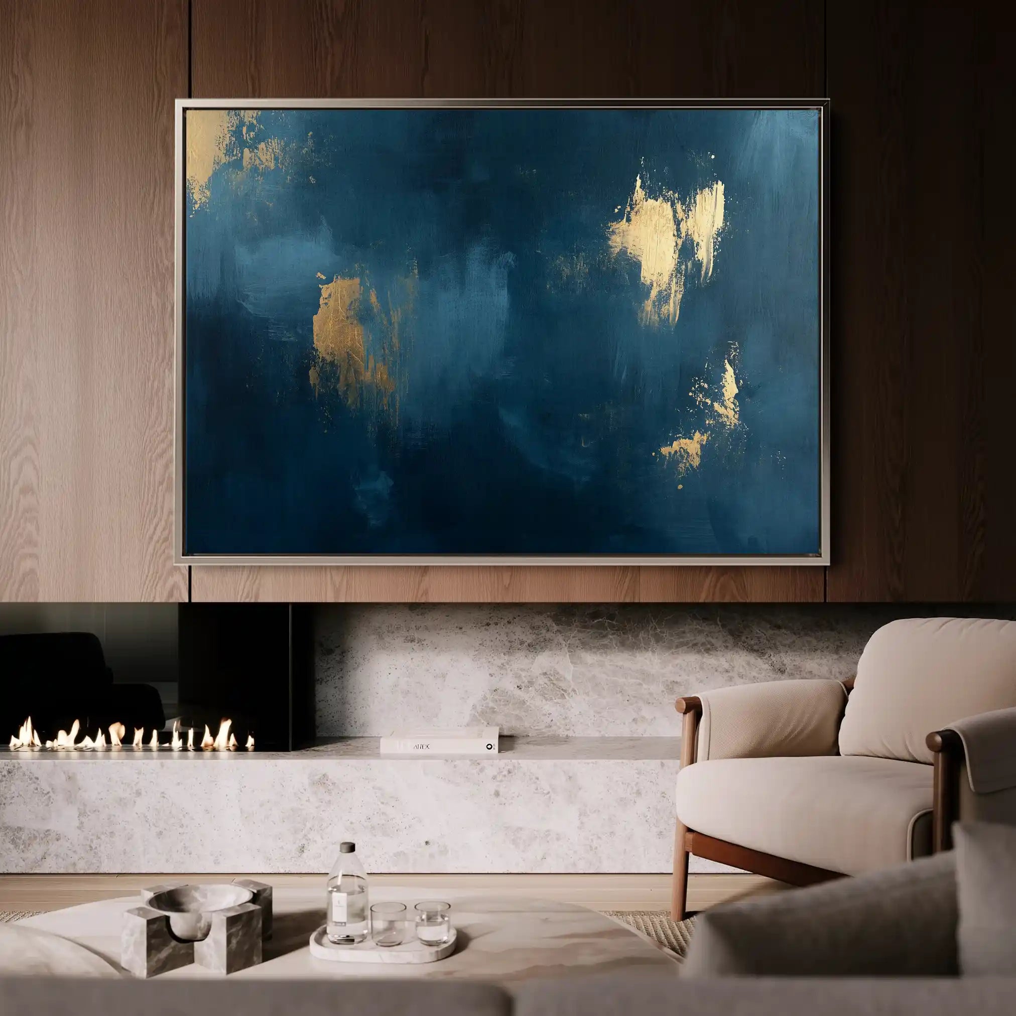 Abstract 475 Canvas Art 60 x 40 cm / Stretched on hidden frame