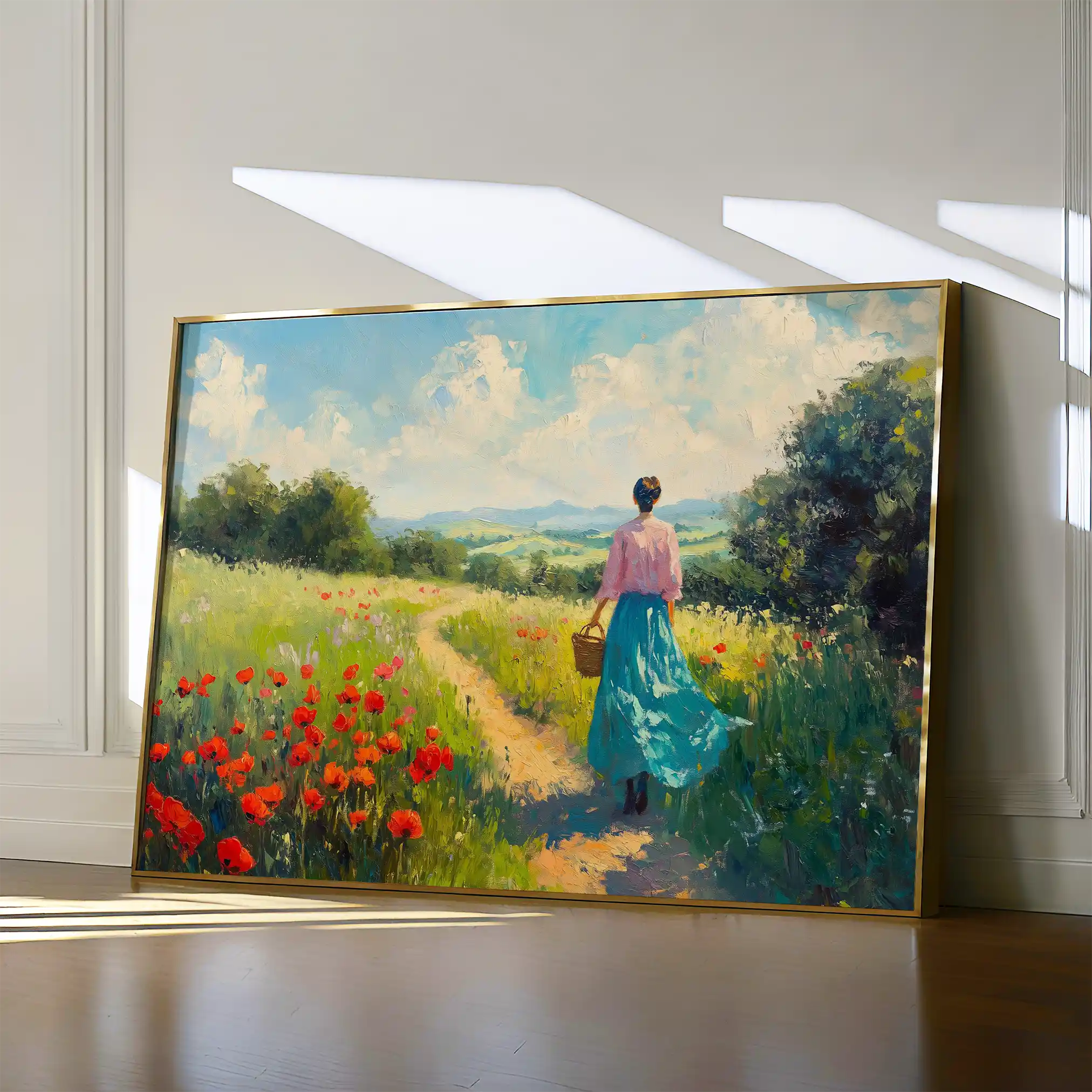 Landscape 476 Canvas Art 90 x 60 cm / Stretched on hidden frame