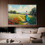 Landscape 476 Canvas Art 90 x 60 cm / Stretched on hidden frame