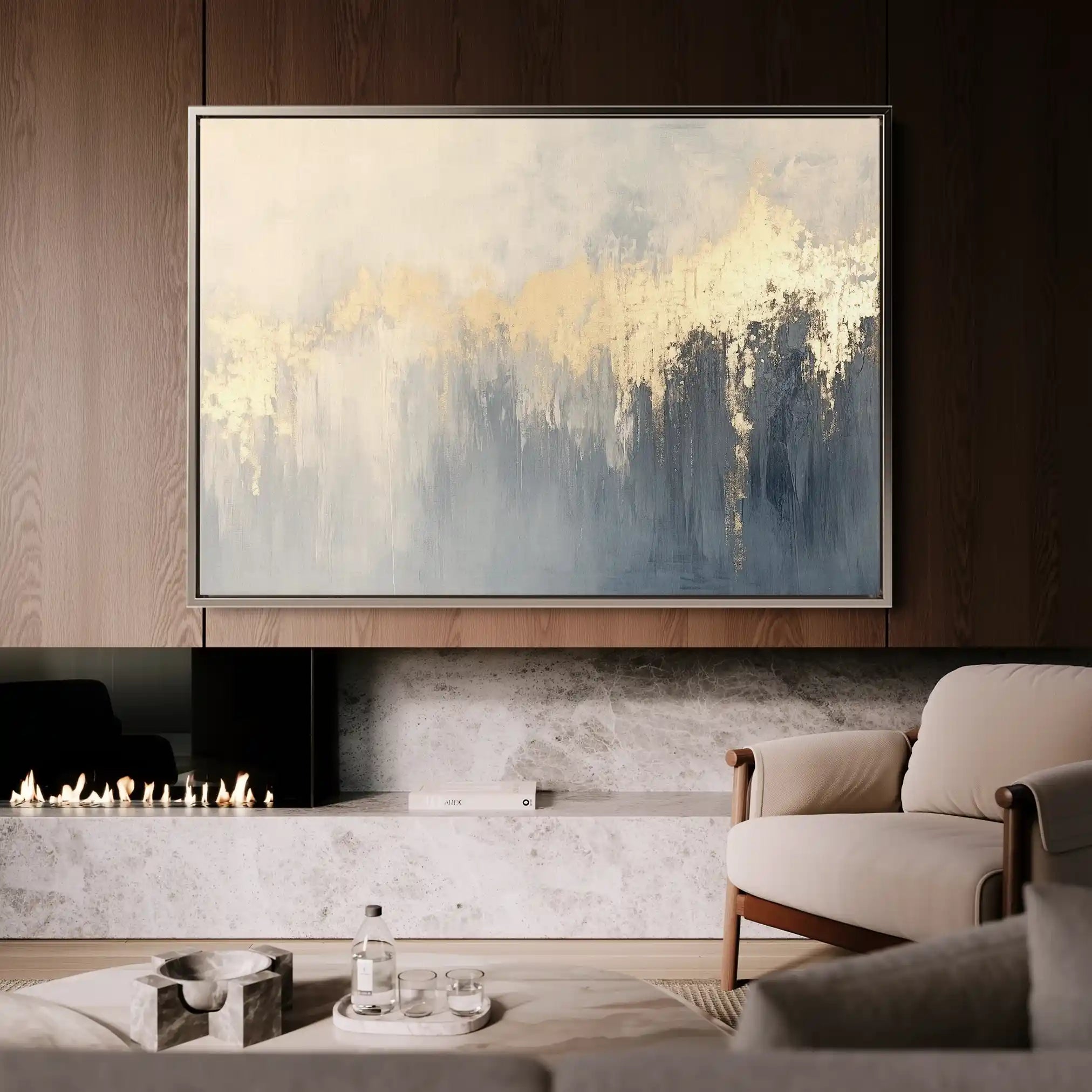 Abstract 477 Canvas Art 60 x 40 cm / Stretched on hidden frame