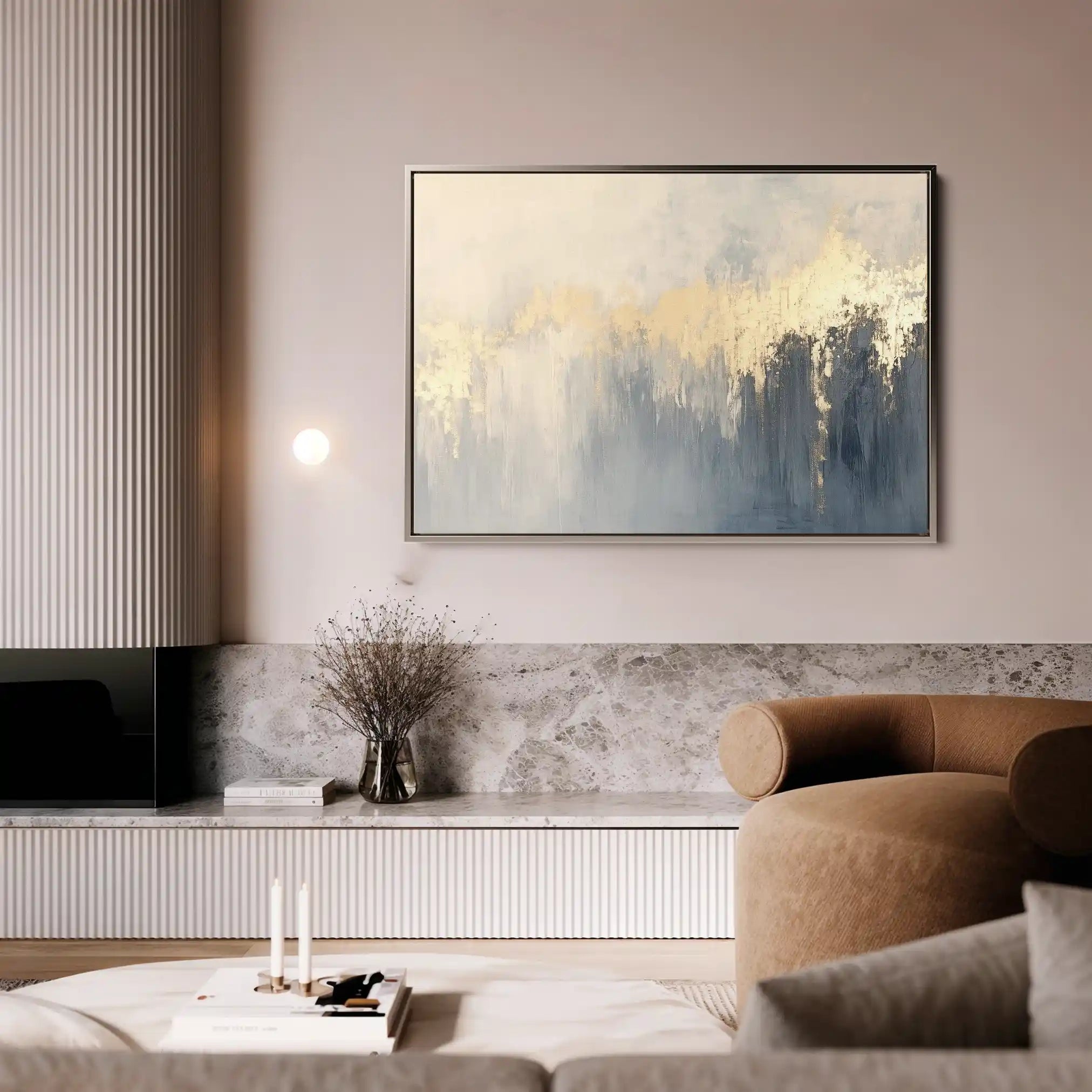 Abstract 477 Canvas Art 60 x 40 cm / Stretched on hidden frame
