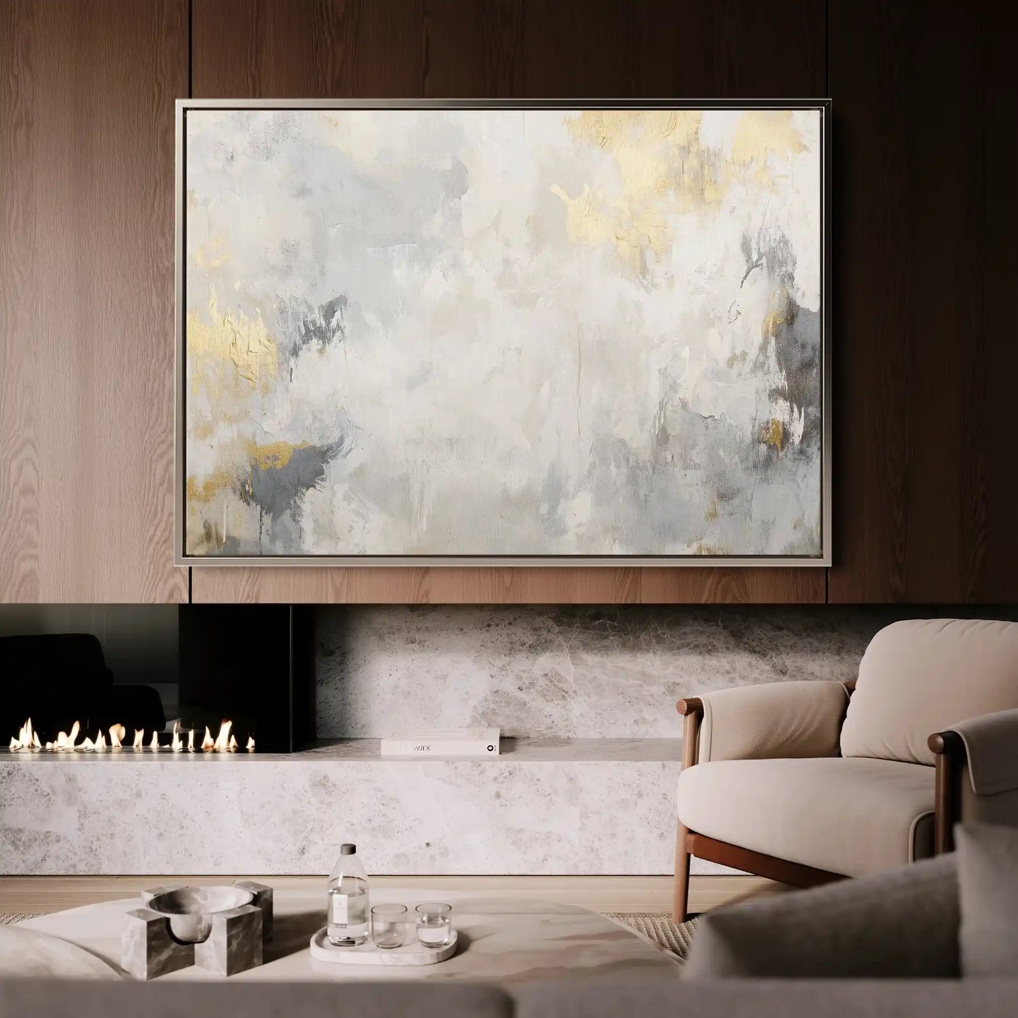 Abstract 478 Canvas Art 60 x 40 cm / Stretched on hidden frame
