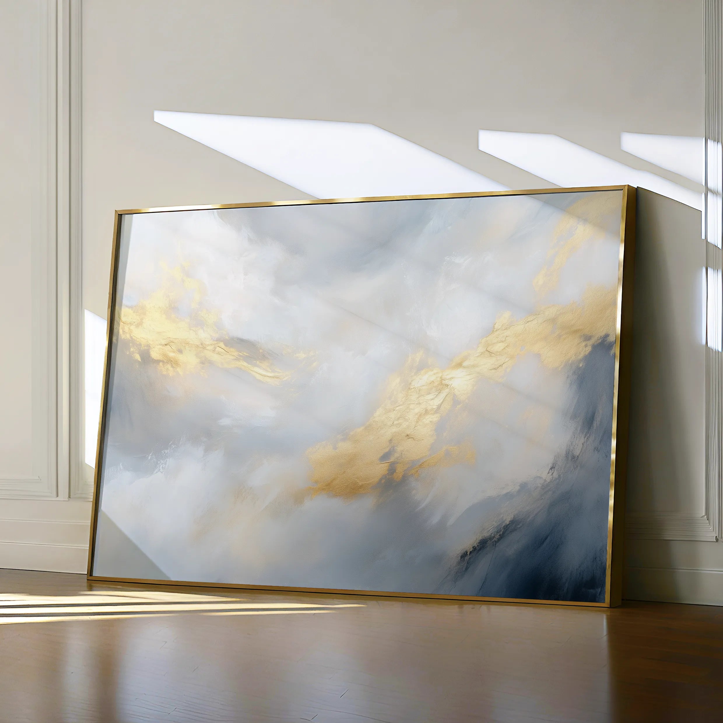 Abstract Canvas Wall Art WAD479-A 90 x 60 cm / Stretched on hidden frame