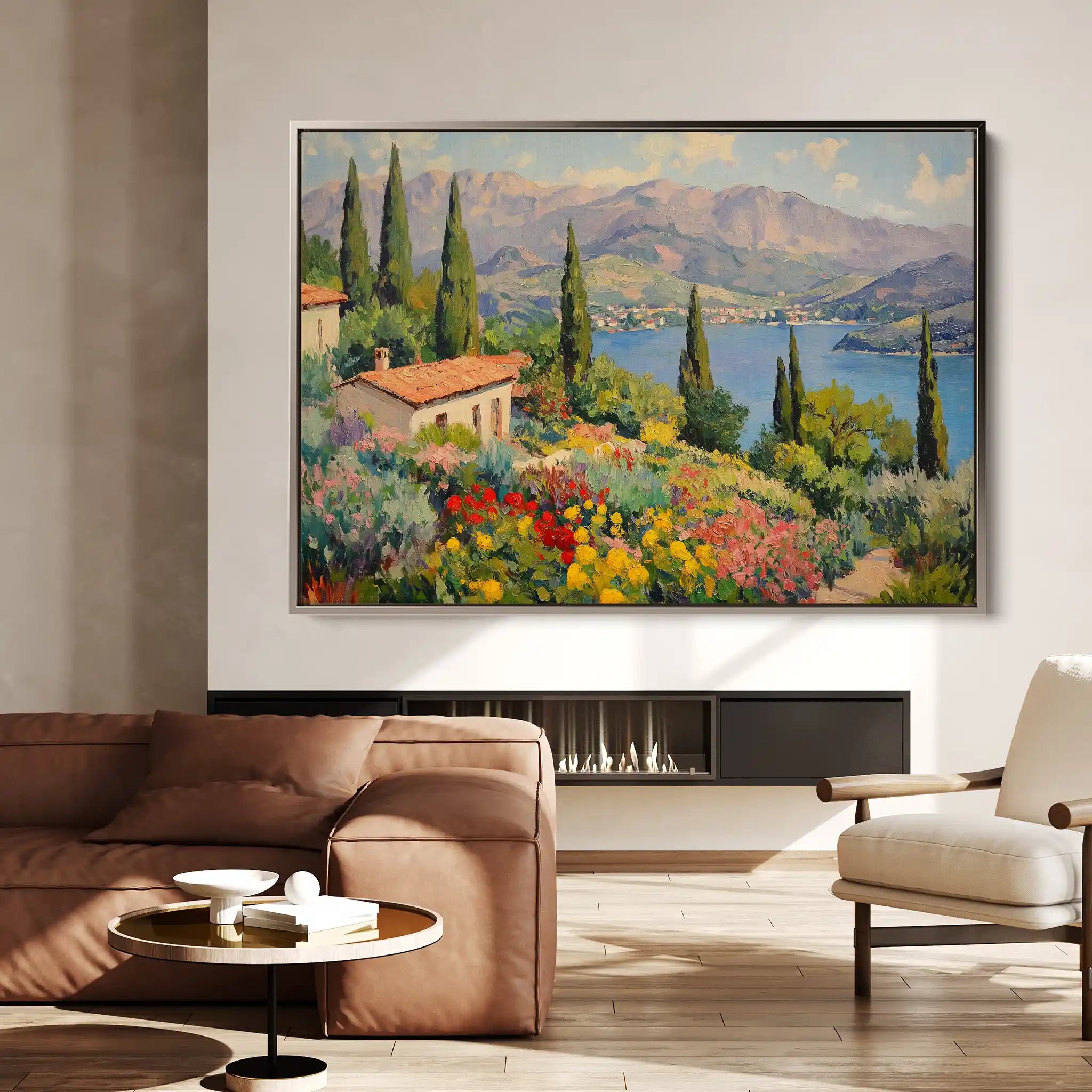 Landscape 480 Canvas Art 90 x 60 cm / Stretched on hidden frame