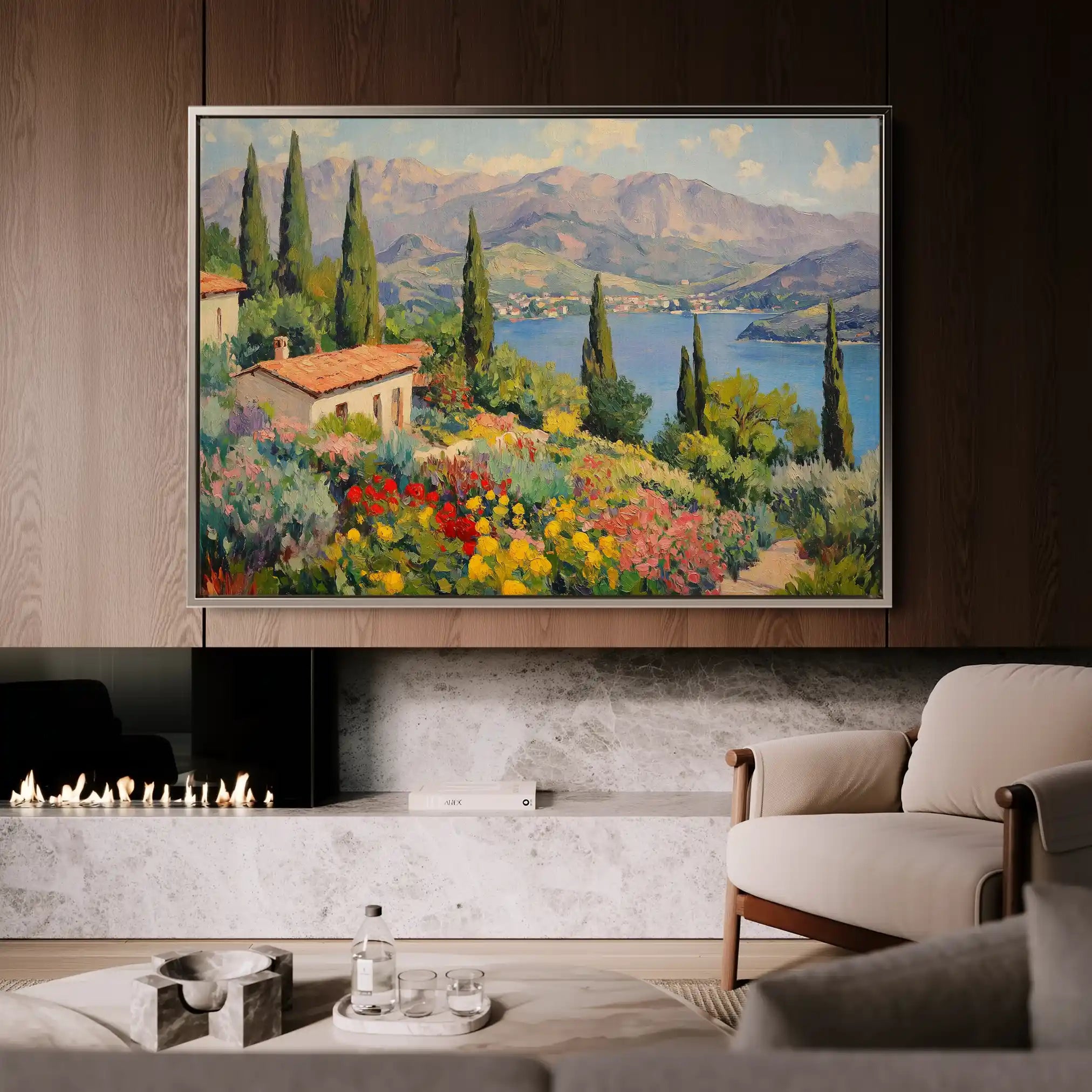 Landscape 480 Canvas Art 90 x 60 cm / Stretched on hidden frame