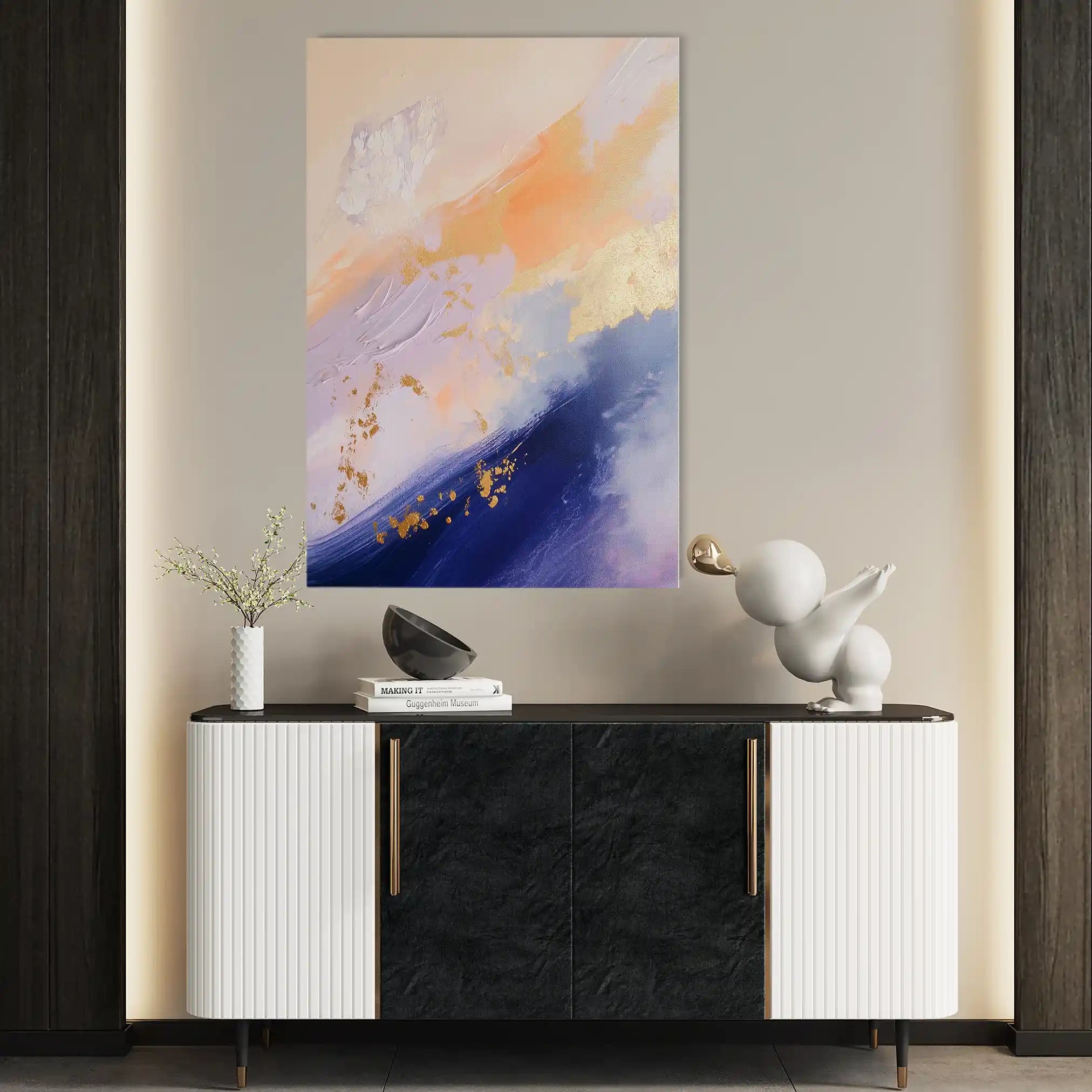 Abstract 481 Canvas Art 60 x 40 cm / Stretched on hidden frame