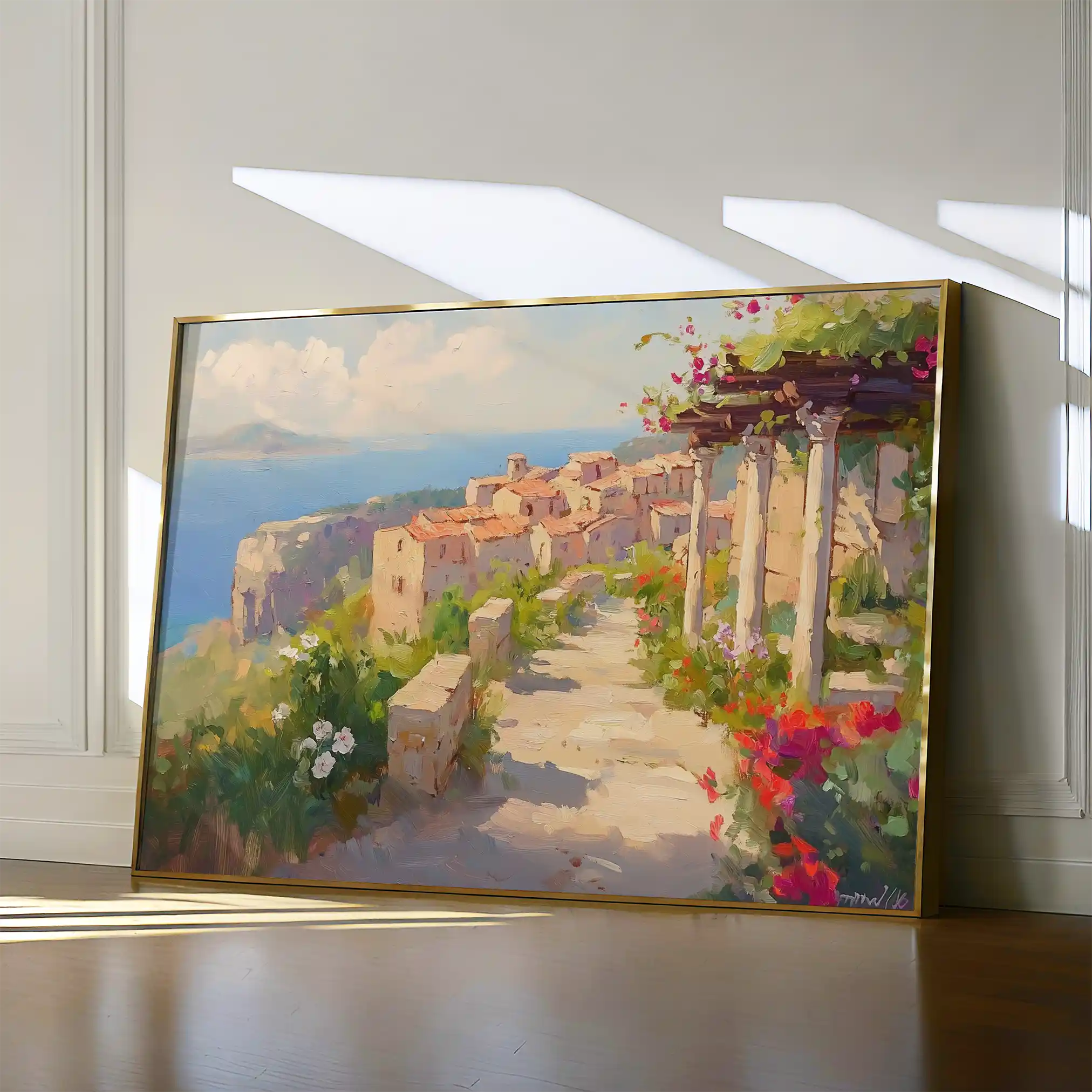 Landscape 482 Canvas Art 90 x 60 cm / Stretched on hidden frame