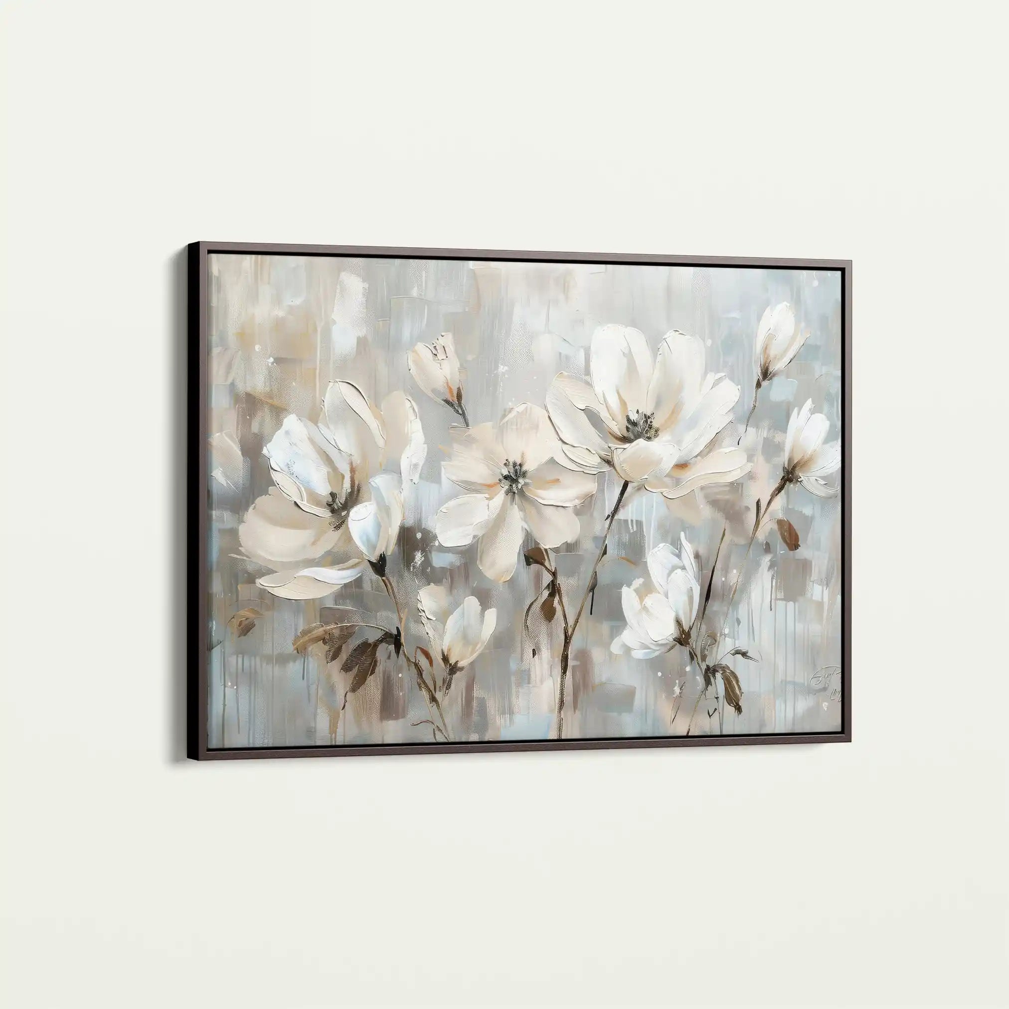 Floral Canvas Wall Art WAD483-F 90 x 60 cm / Stretched on hidden frame