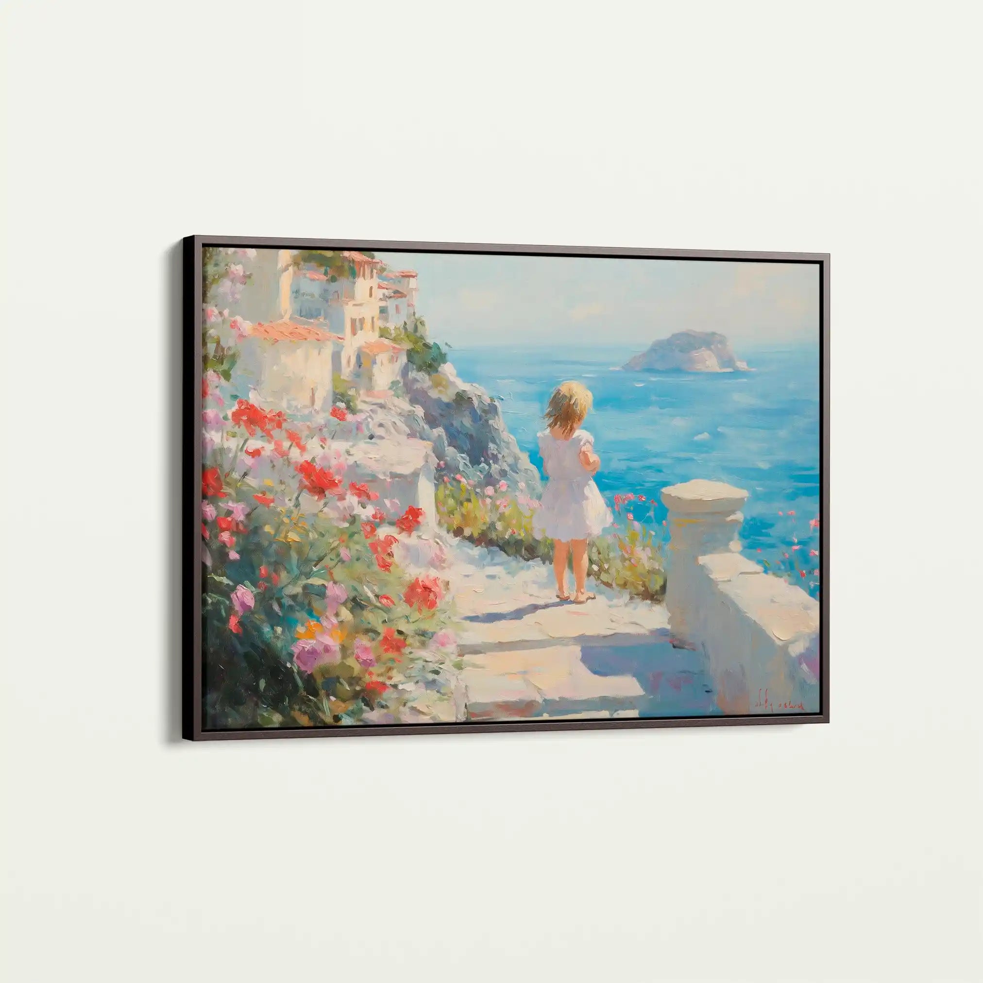 Landscape 483 Canvas Art 90 x 60 cm / Stretched on hidden frame