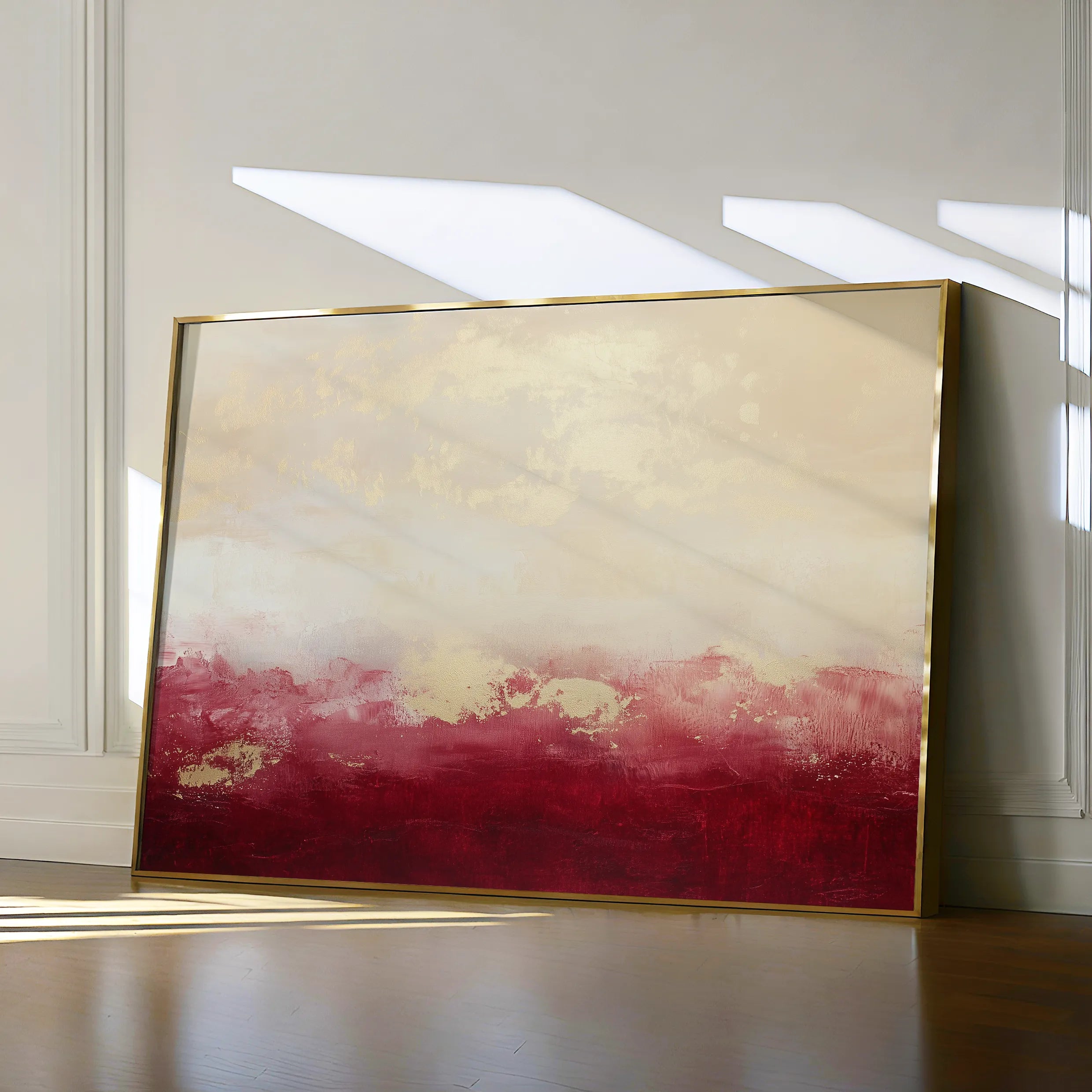 Abstract Canvas Wall Art WAD487-A 90 x 60 cm / Stretched on hidden frame