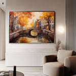 Landscape 487 Canvas Art 90 x 60 cm / Stretched on hidden frame