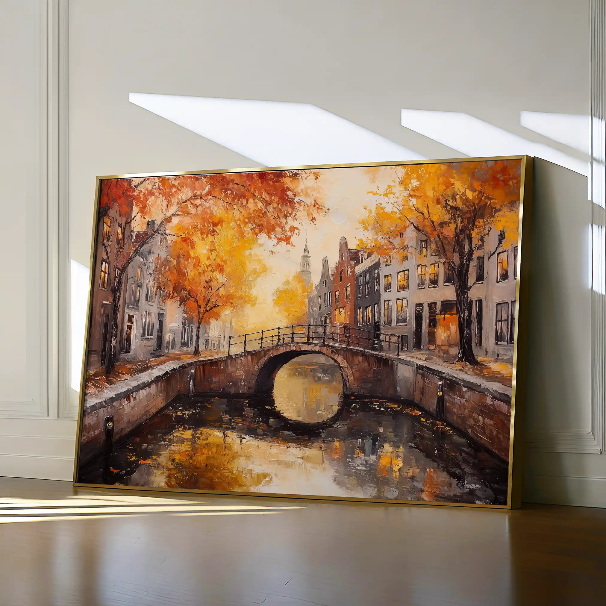 Landscape 487 Canvas Art 90 x 60 cm / Stretched on hidden frame