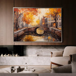 Landscape 487 Canvas Art 90 x 60 cm / Stretched on hidden frame