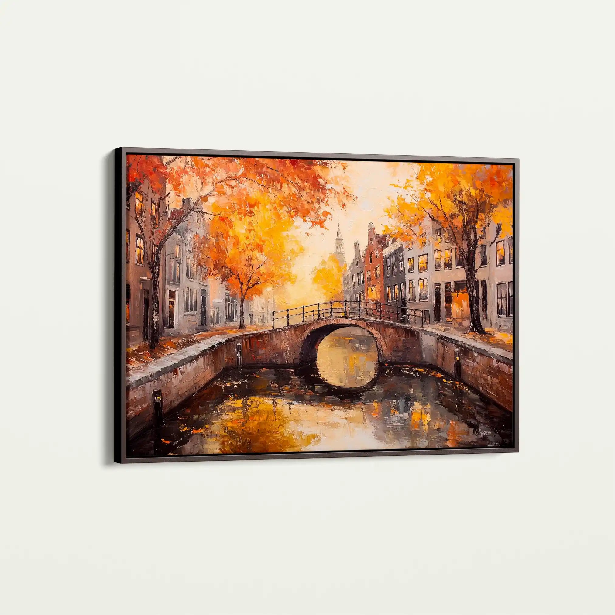 Landscape 487 Canvas Art 90 x 60 cm / Stretched on hidden frame