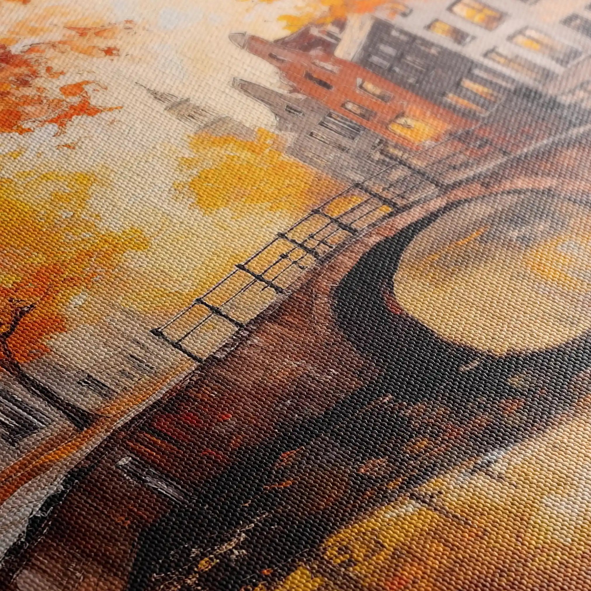 Landscape 487 Canvas Art 90 x 60 cm / Stretched on hidden frame