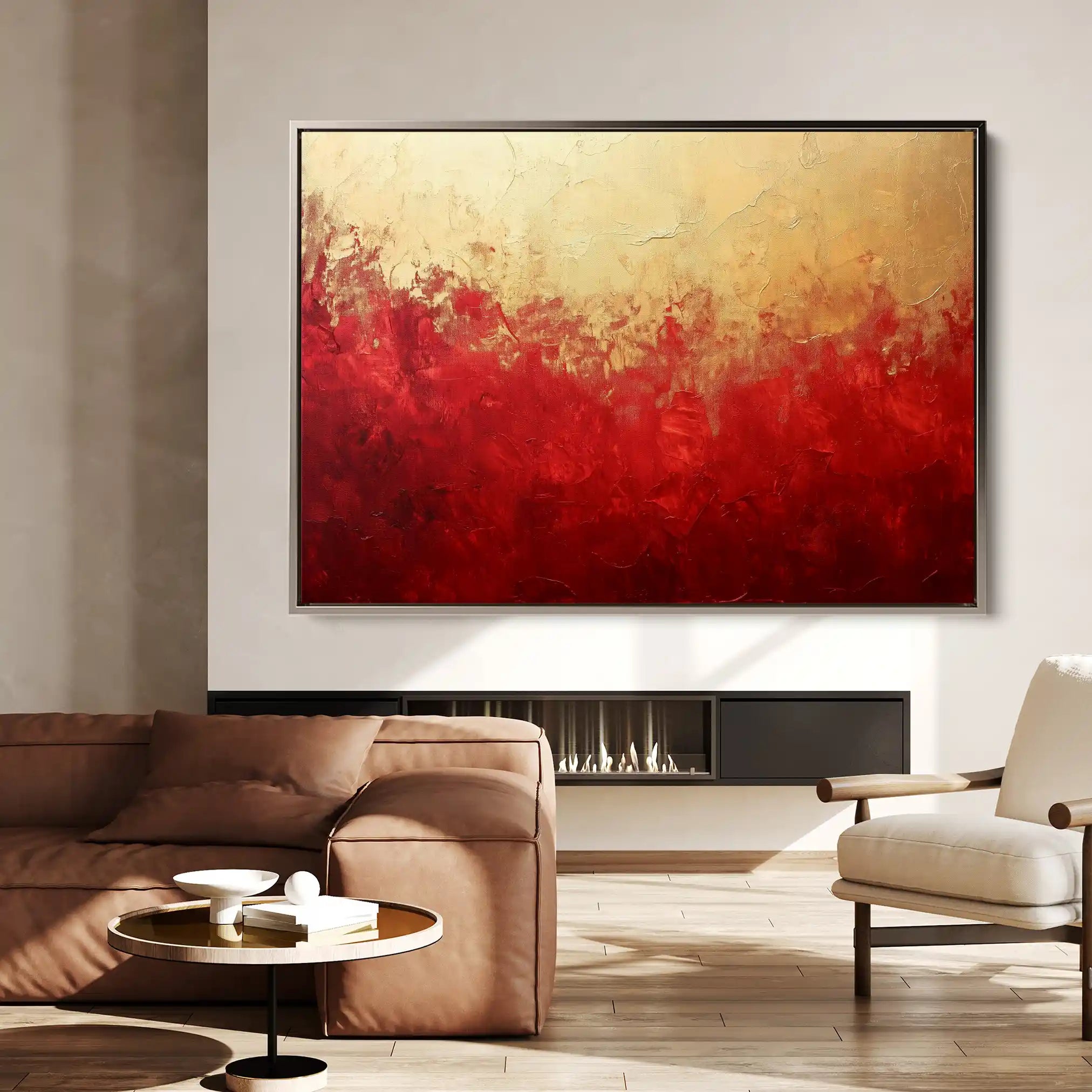 Abstract 488 Canvas Art 60 x 40 cm / Stretched on hidden frame