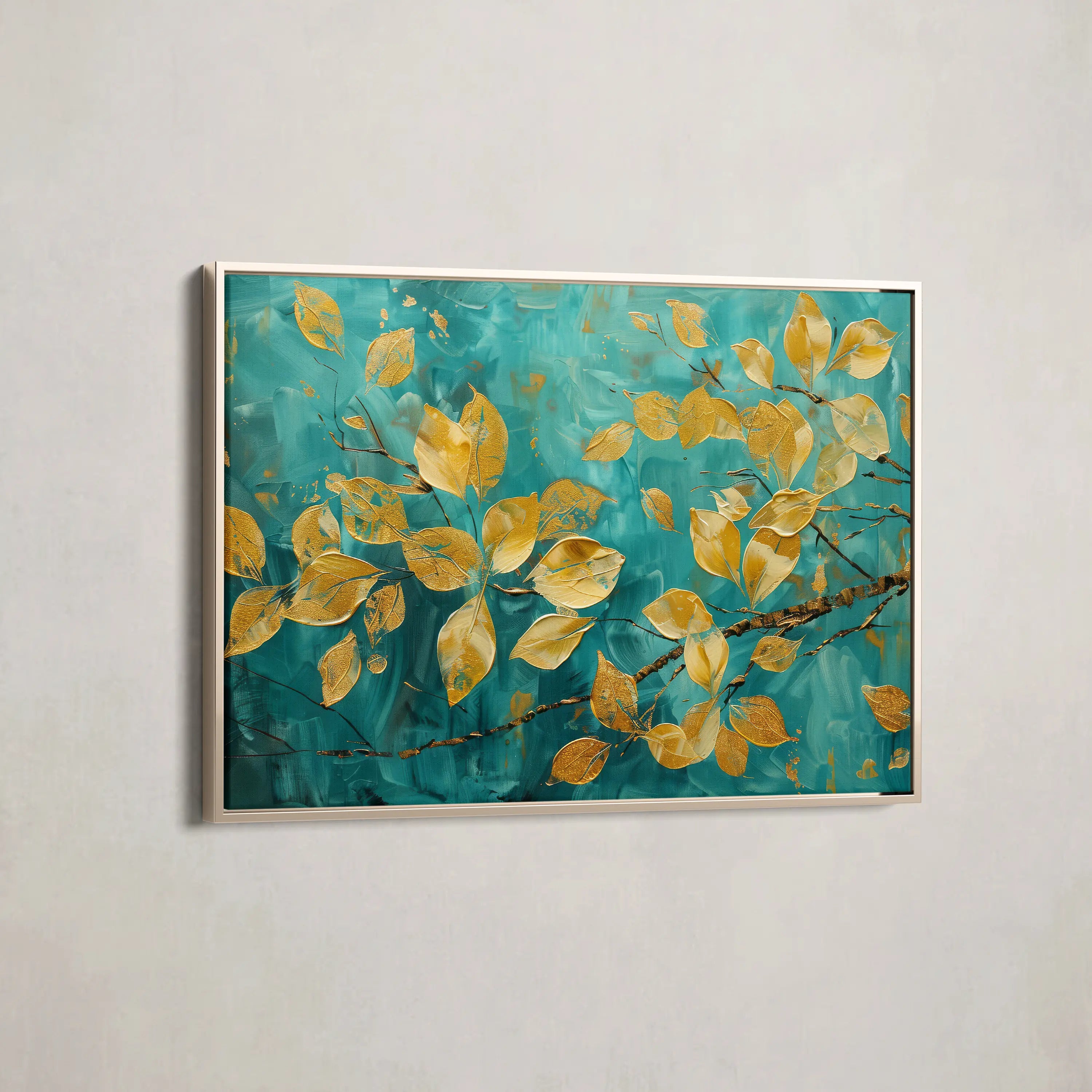 Floral Canvas Wall Art WAD488-F 90 x 60 cm / Stretched on hidden frame