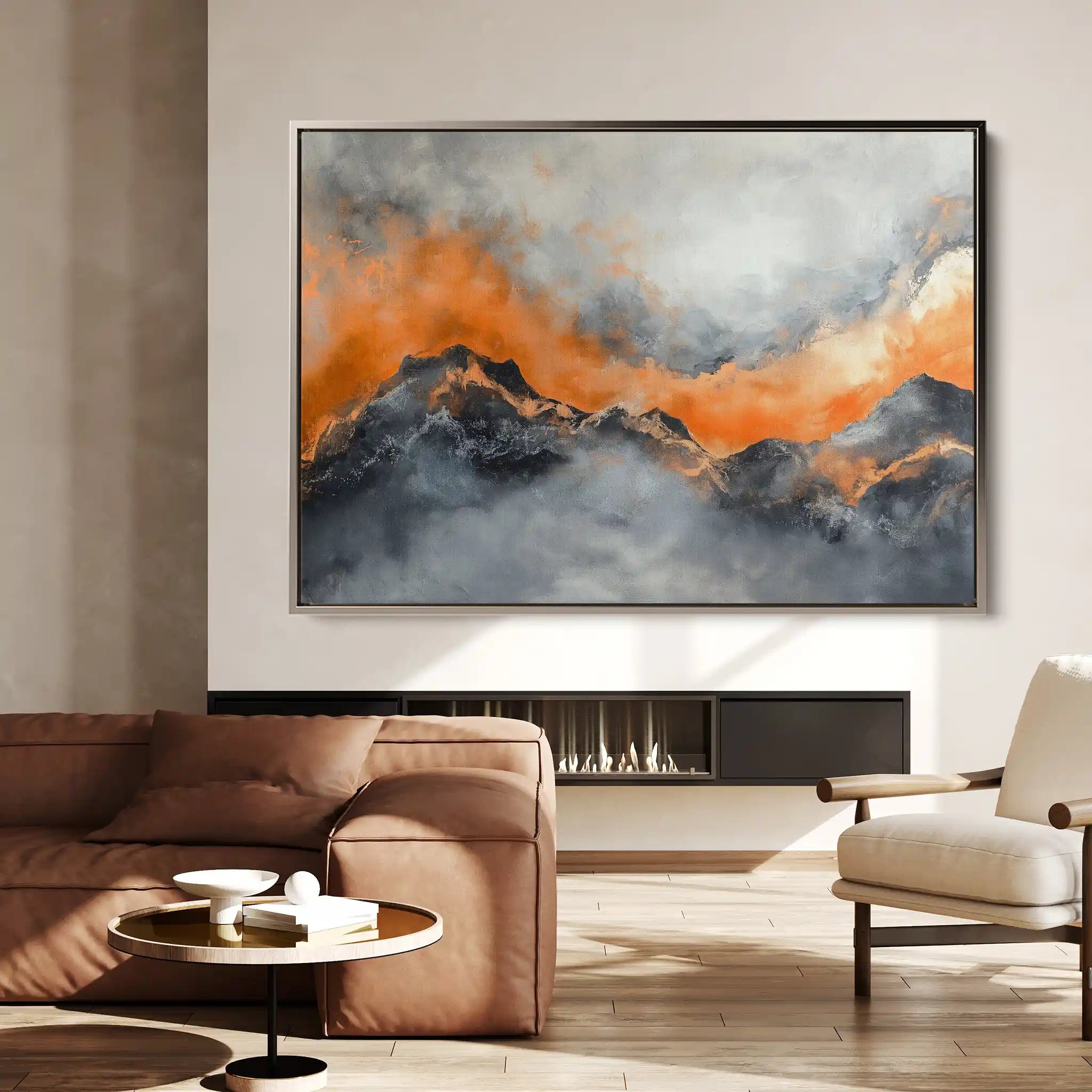 Abstract 489 Canvas Art 60 x 40 cm / Stretched on hidden frame