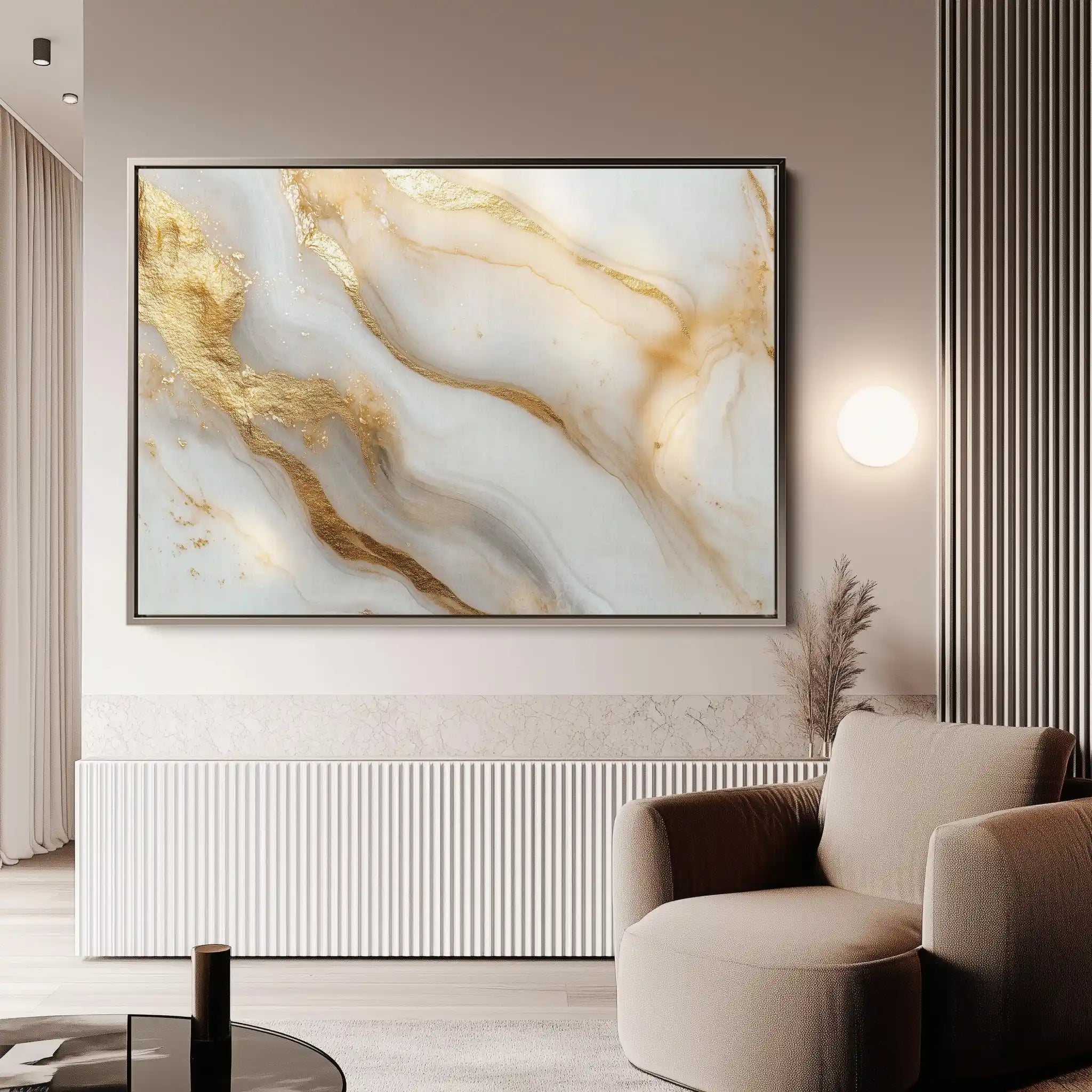 Abstract 490 Canvas Art 60 x 40 cm / Stretched on hidden frame
