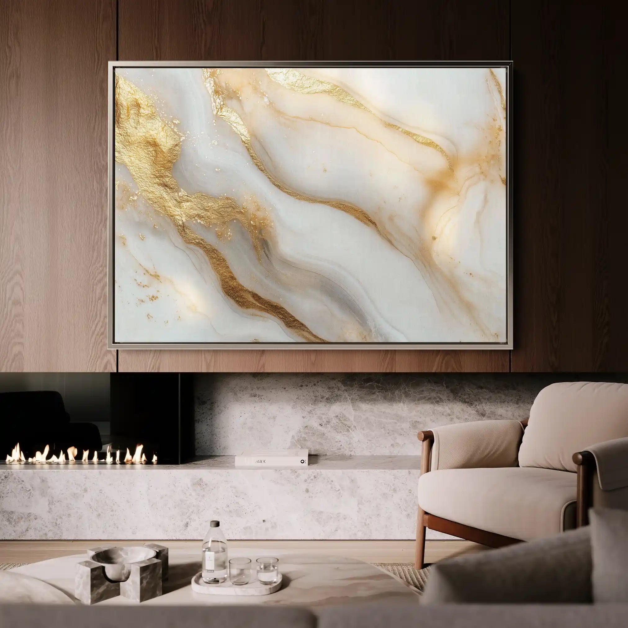 Abstract 490 Canvas Art 60 x 40 cm / Stretched on hidden frame