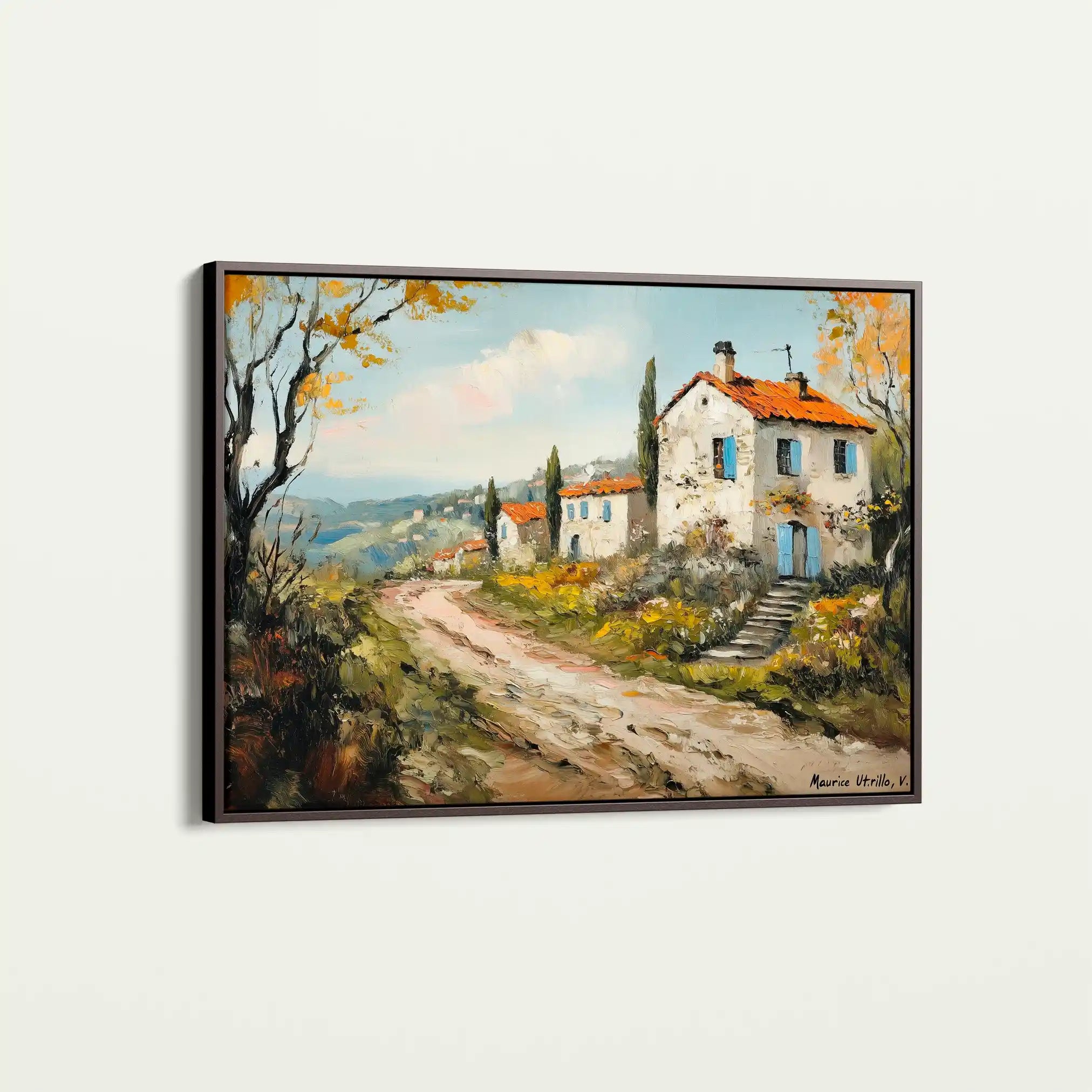 Landscape 490 Canvas Art 90 x 60 cm / Stretched on hidden frame