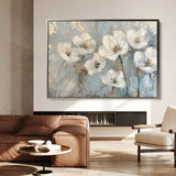 Floral Canvas Wall Art WAD491-F 90 x 60 cm / Stretched on hidden frame