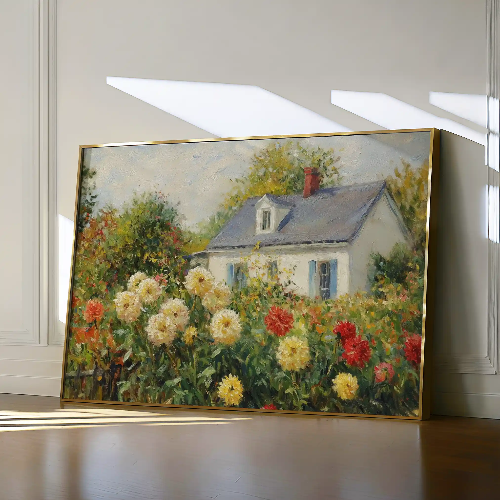 Landscape 491 Canvas Art 90 x 60 cm / Stretched on hidden frame