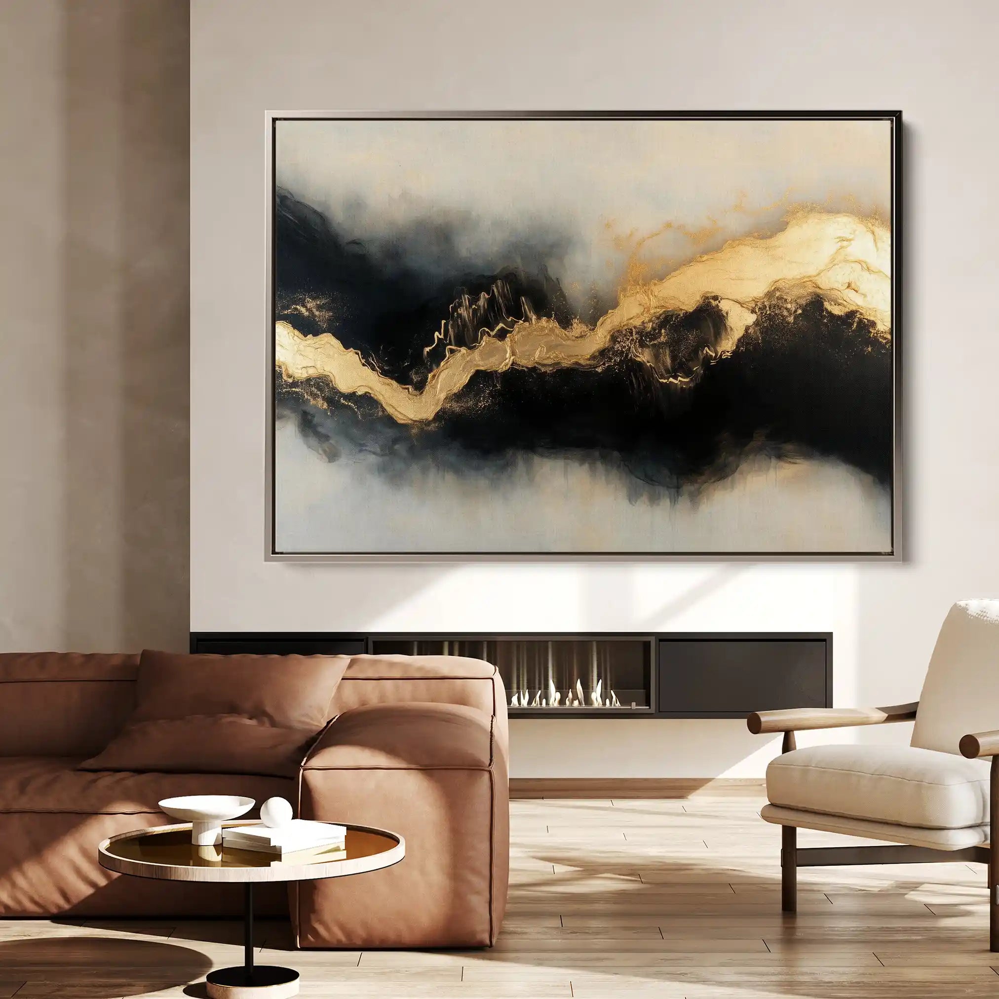 Abstract 493 Canvas Art 60 x 40 cm / Stretched on hidden frame