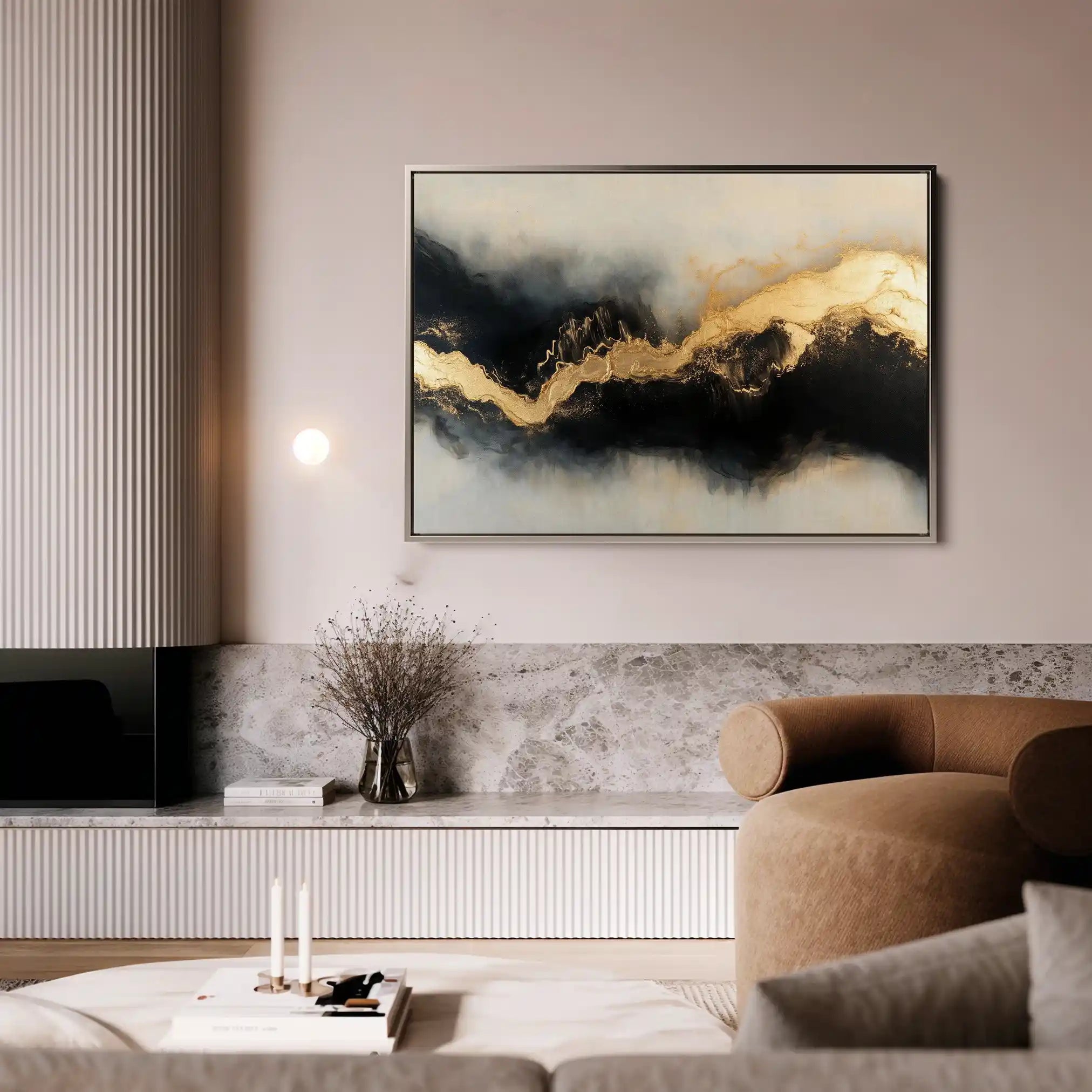Abstract 493 Canvas Art 60 x 40 cm / Stretched on hidden frame