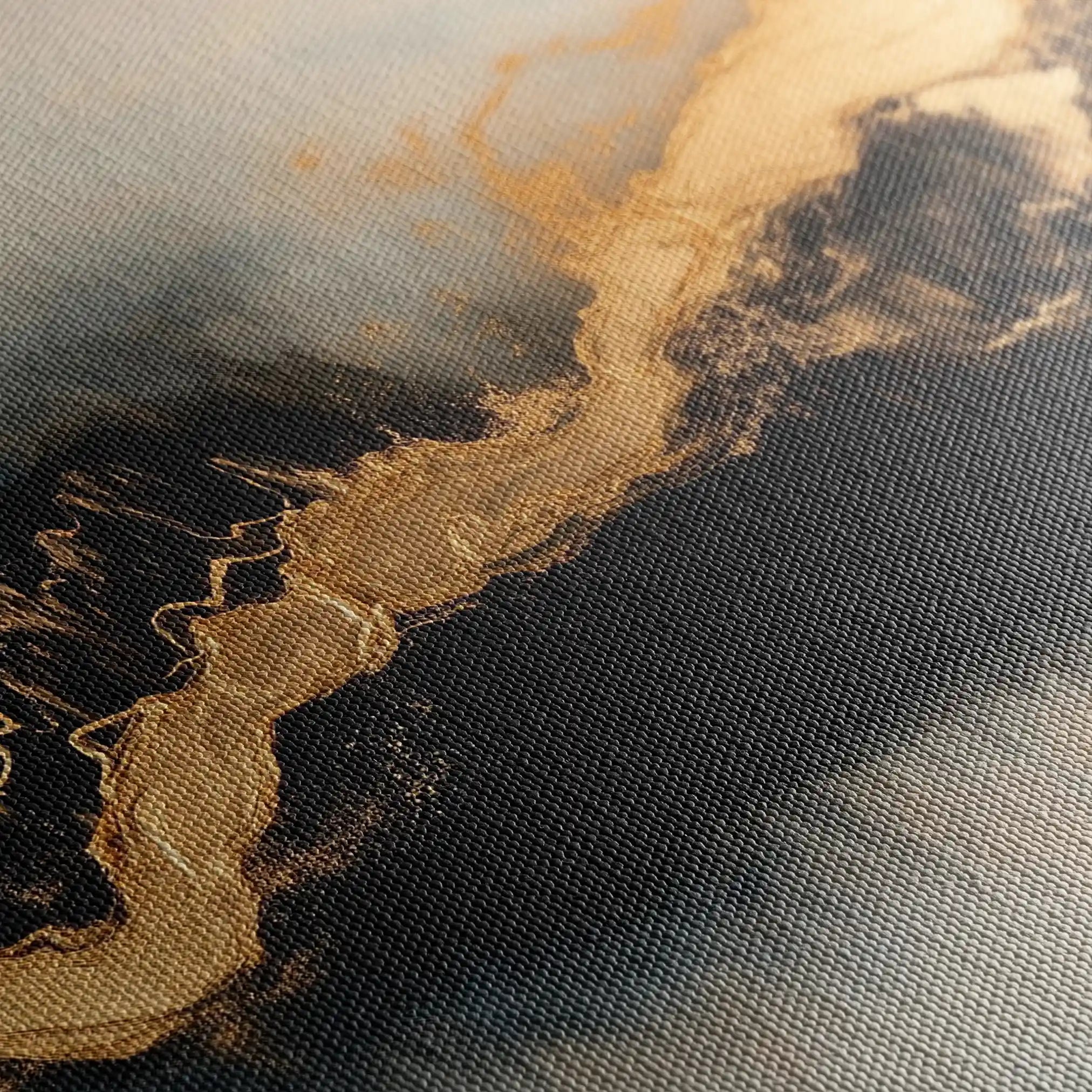 Abstract 493 Canvas Art 60 x 40 cm / Stretched on hidden frame
