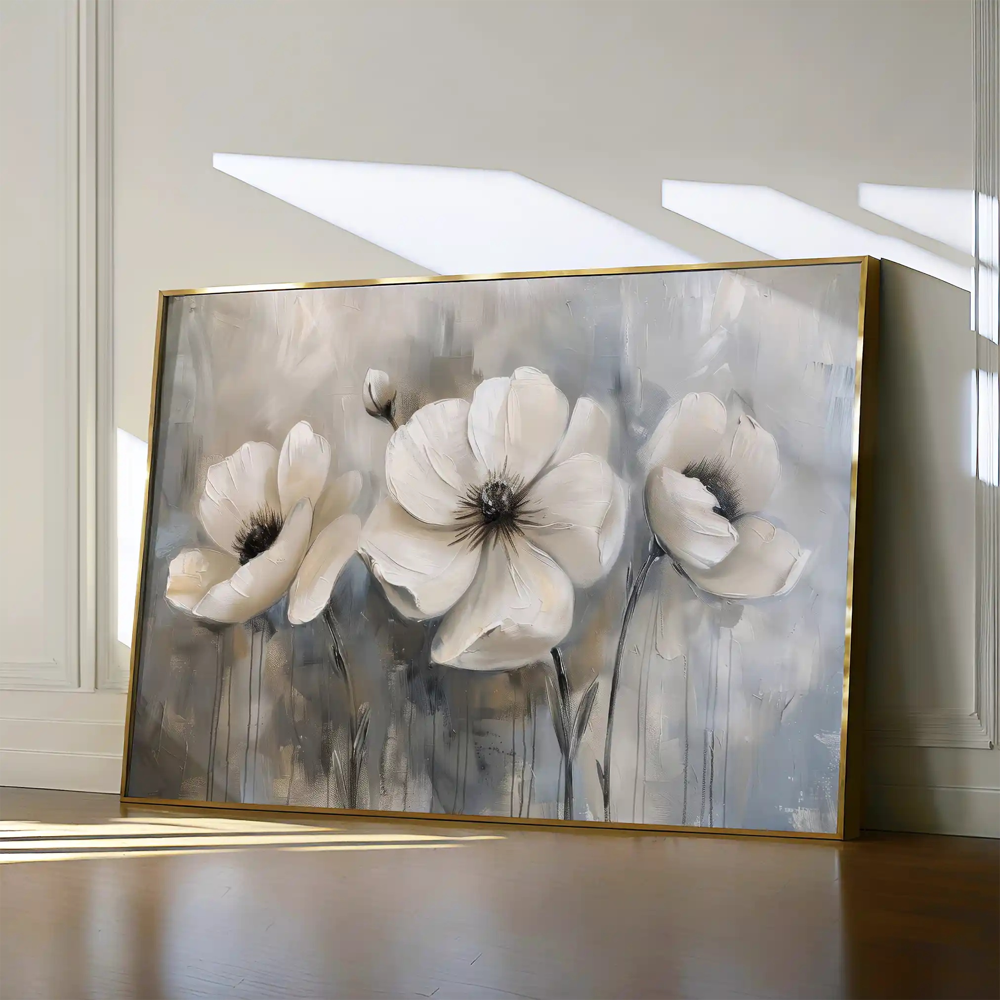 Floral Canvas Wall Art WAD493-F 90 x 60 cm / Stretched on hidden frame