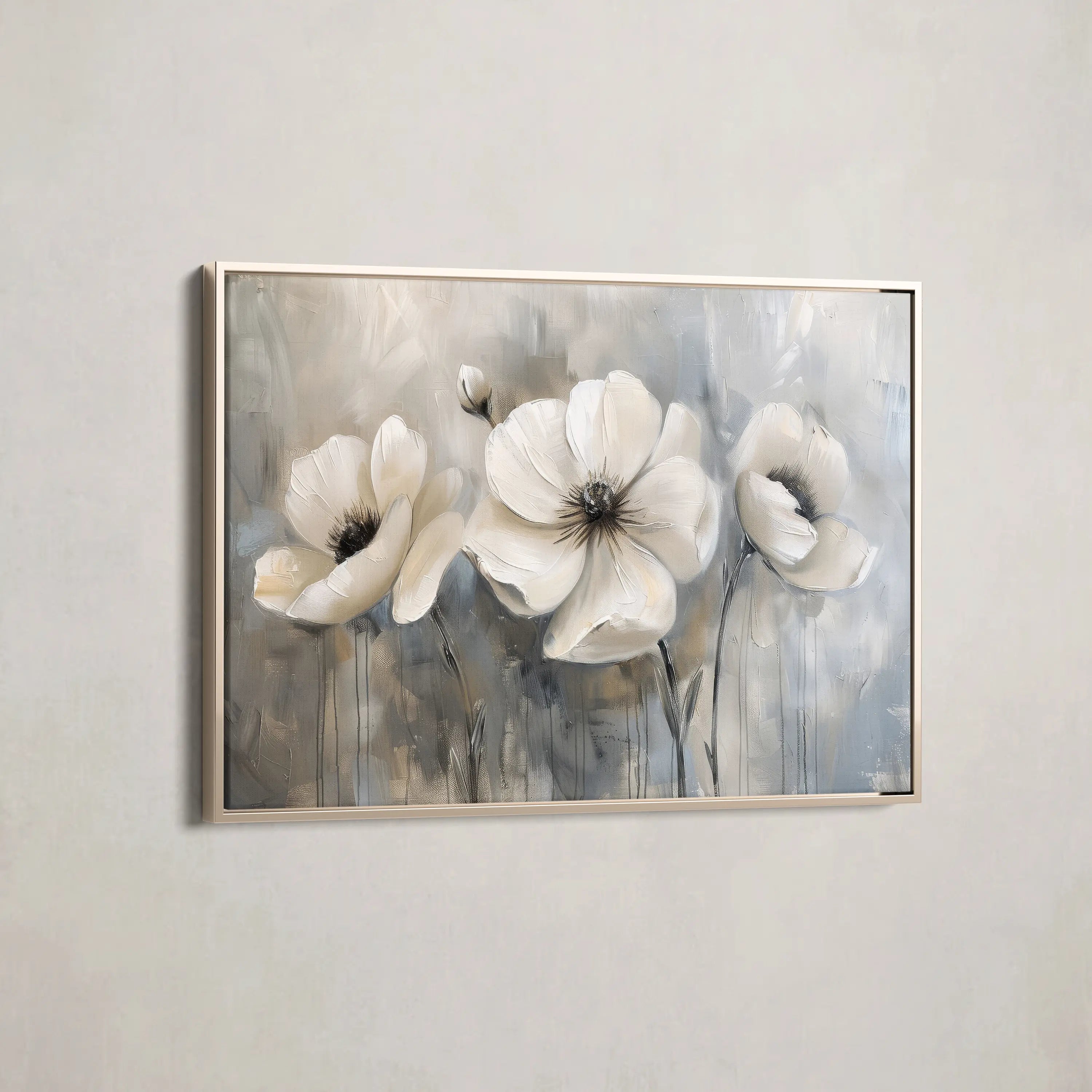 Floral Canvas Wall Art WAD493-F 90 x 60 cm / Stretched on hidden frame