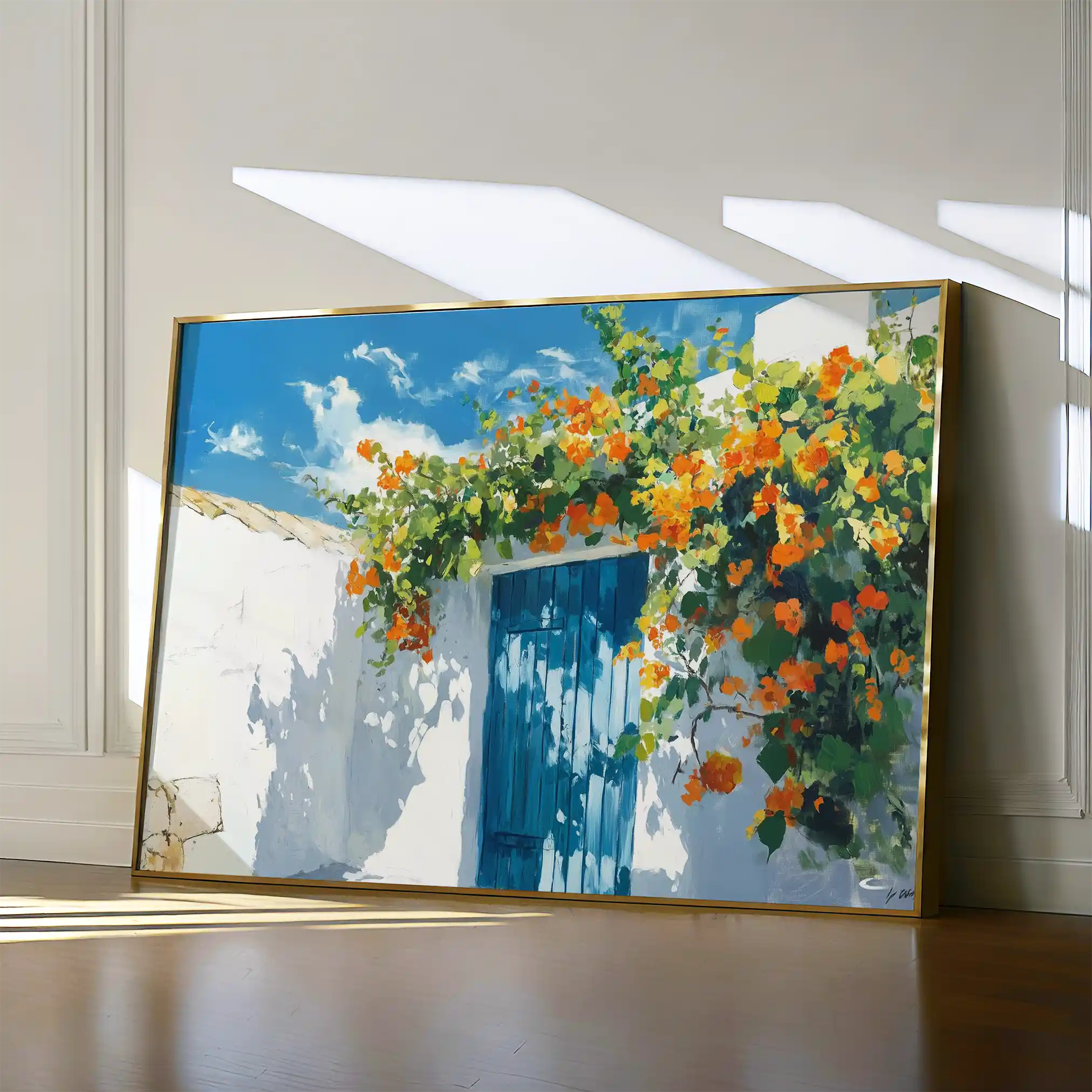 Landscape 493 Canvas Art 90 x 60 cm / Stretched on hidden frame