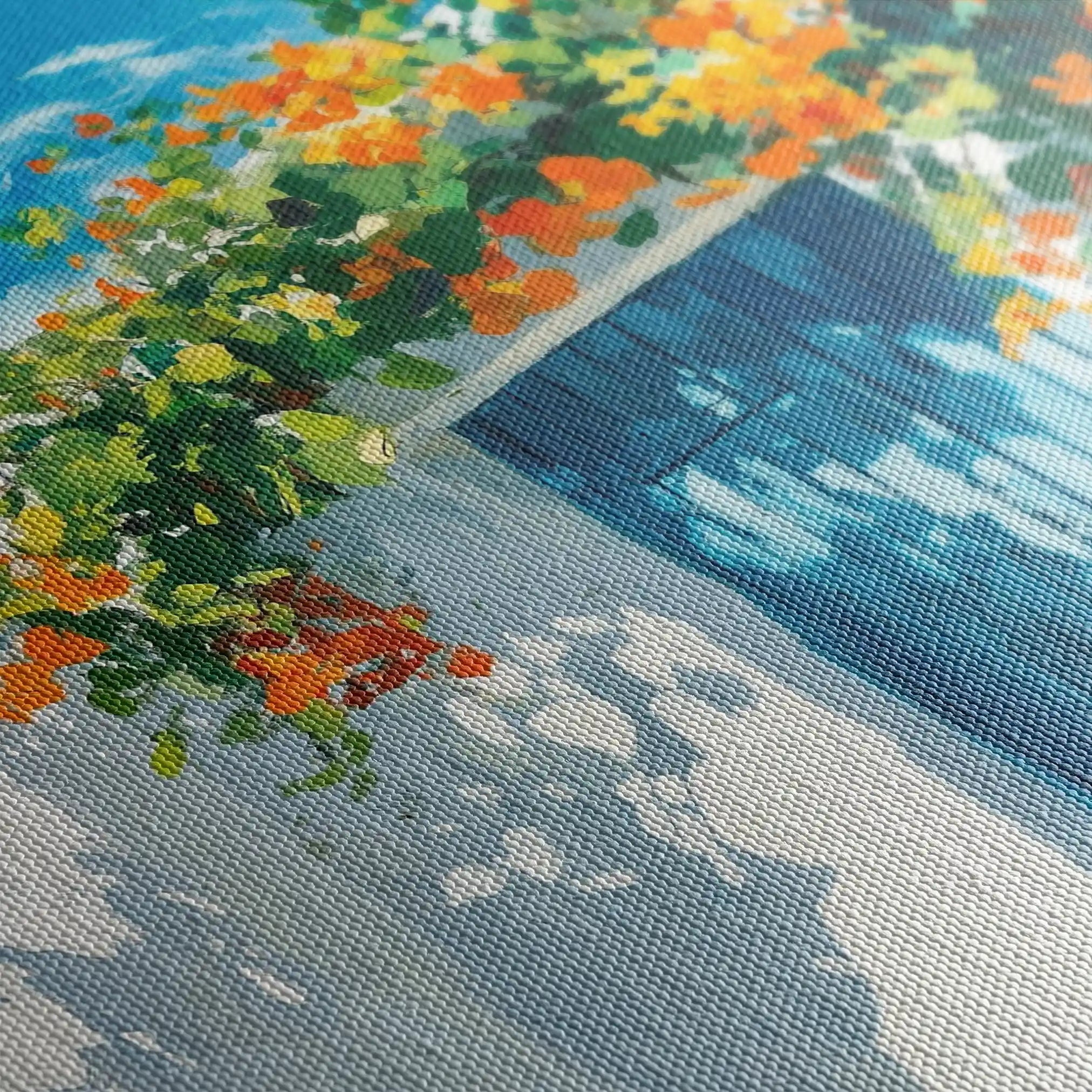 Landscape 493 Canvas Art 90 x 60 cm / Stretched on hidden frame