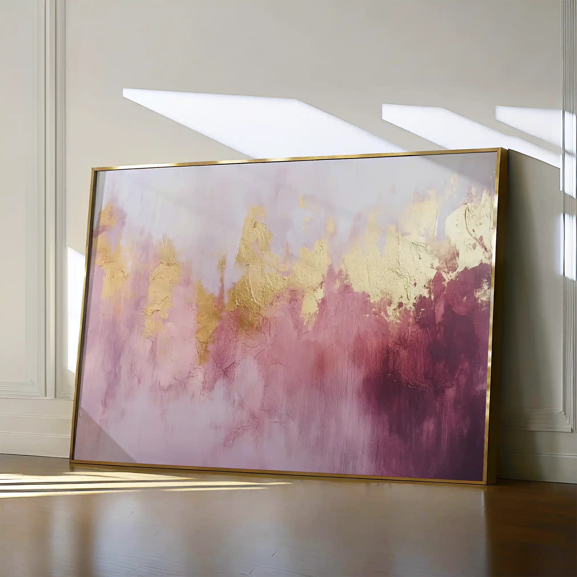 Abstract Canvas Wall Art WAD494-A 90 x 60 cm / Stretched on hidden frame