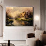 Landscape 494 Canvas Art 90 x 60 cm / Stretched on hidden frame