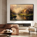 Landscape 494 Canvas Art 90 x 60 cm / Stretched on hidden frame
