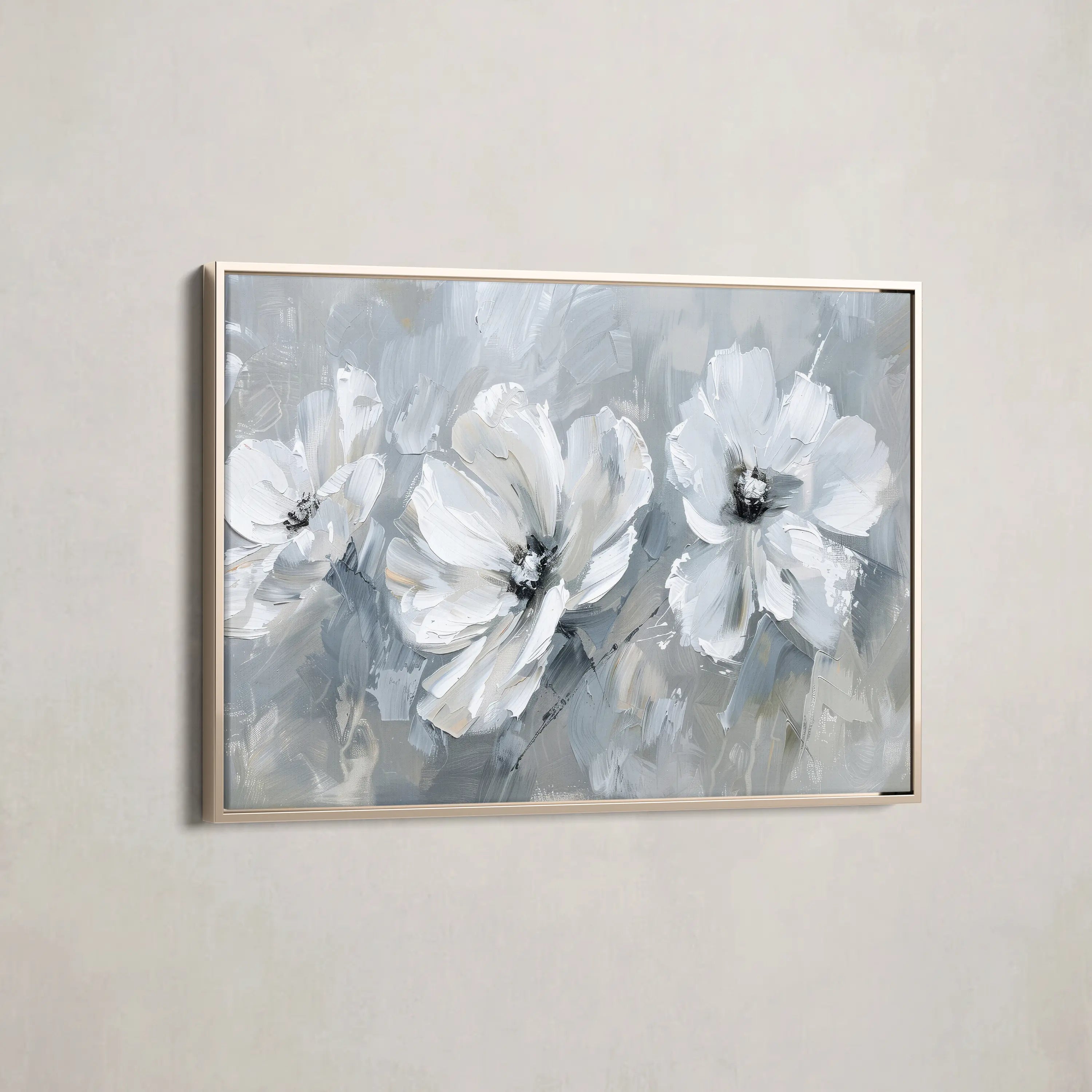 Floral Canvas Wall Art WAD496-F 90 x 60 cm / Stretched on hidden frame