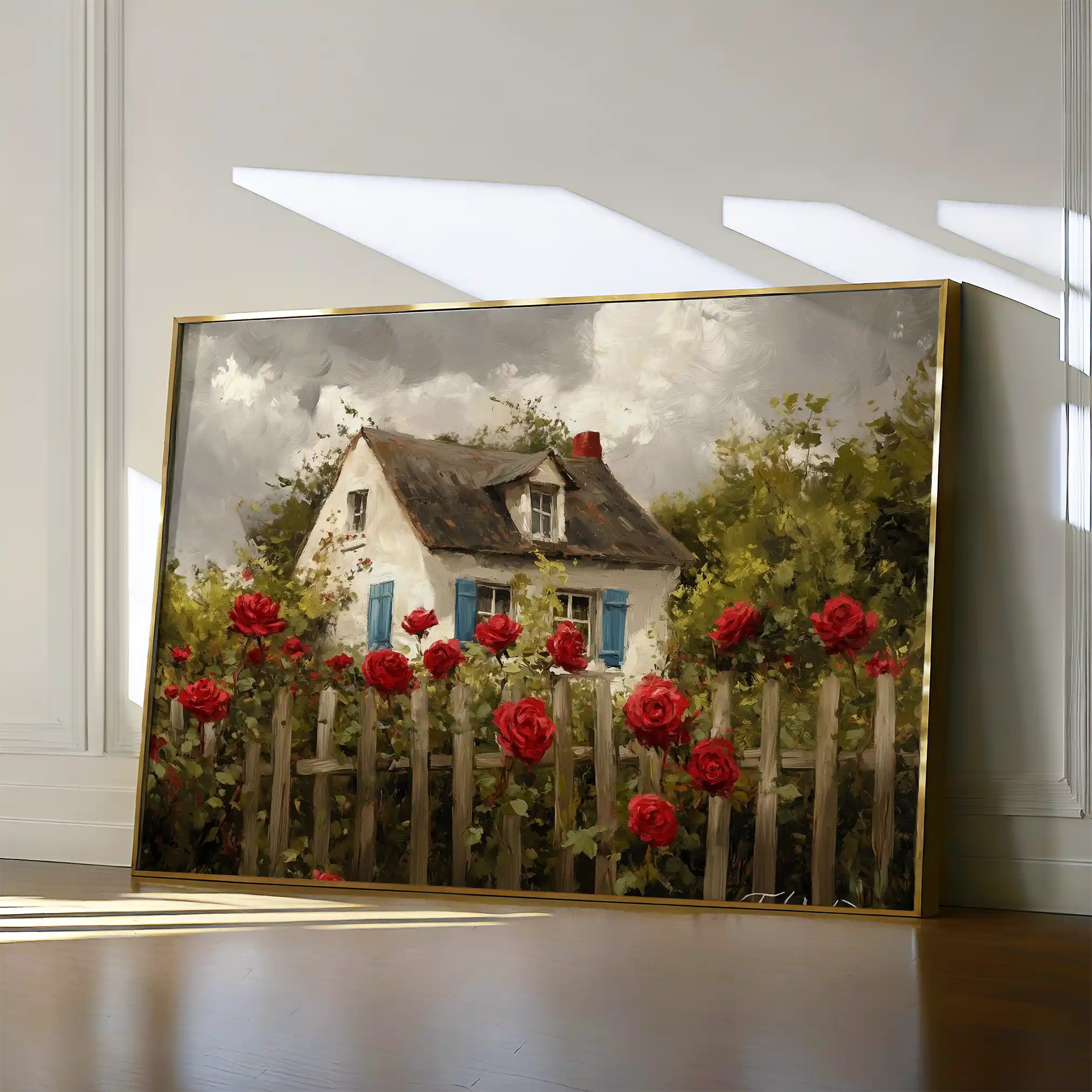 Landscape 497 Canvas Art 90 x 60 cm / Stretched on hidden frame