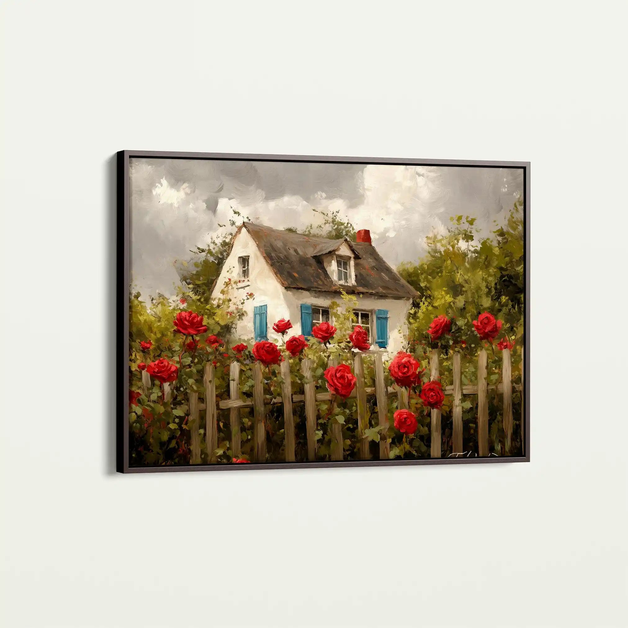 Landscape 497 Canvas Art 90 x 60 cm / Stretched on hidden frame