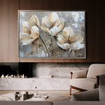 Floral Canvas Wall Art WAD498-F 90 x 60 cm / Stretched on hidden frame