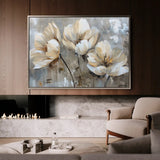 Floral Canvas Wall Art WAD498-F 90 x 60 cm / Stretched on hidden frame