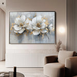 Floral Canvas Wall Art WAD499-F 90 x 60 cm / Stretched on hidden frame