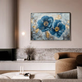 Floral Canvas Wall Art WAD500-F 90 x 60 cm / Stretched on hidden frame