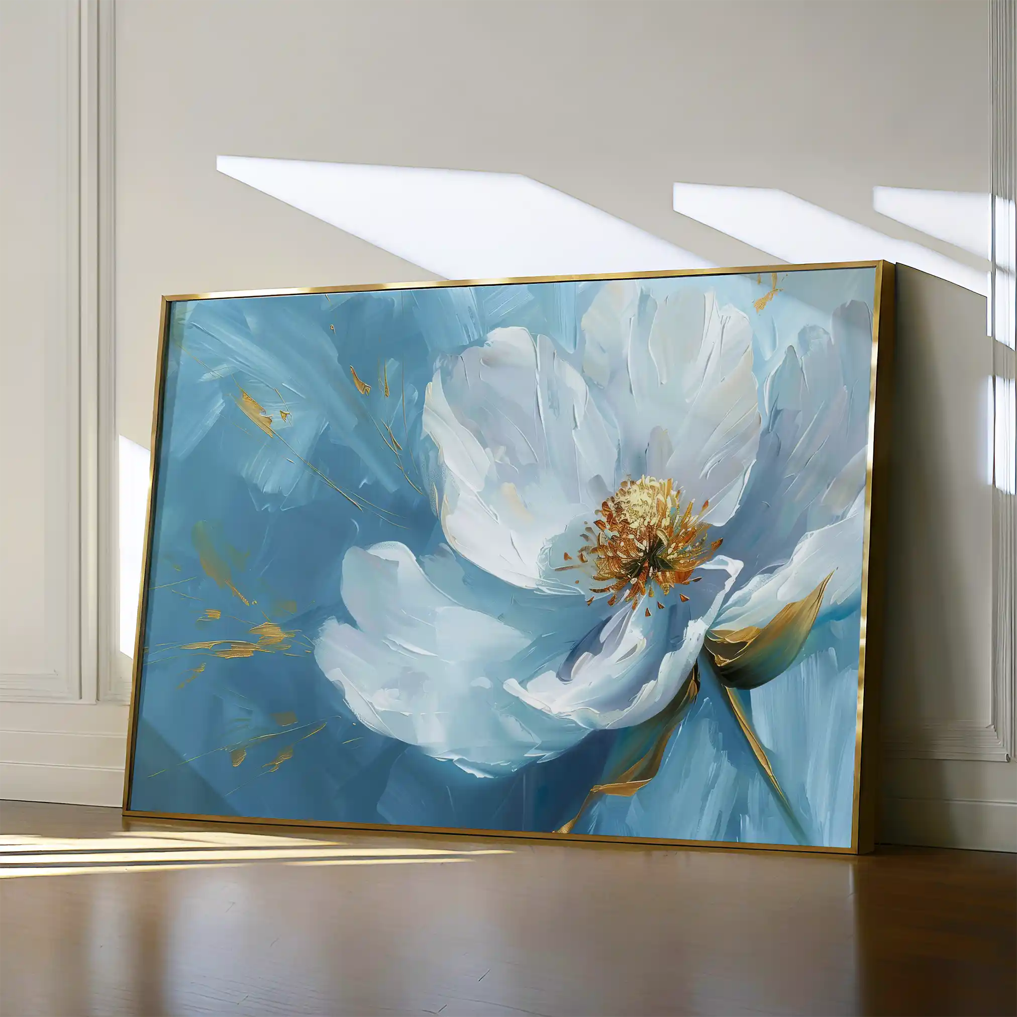 Floral Canvas Wall Art WAD501-F 90 x 60 cm / Stretched on hidden frame