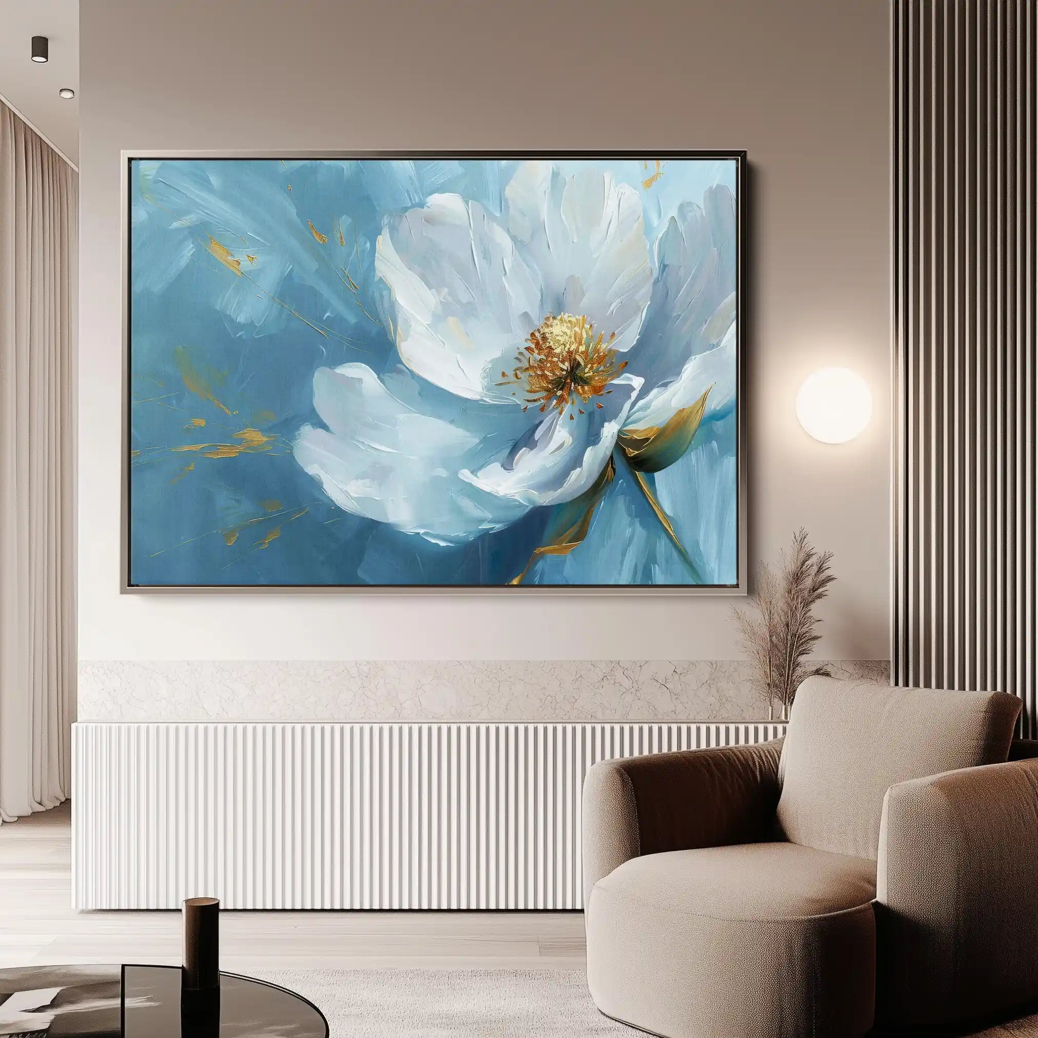 Floral Canvas Wall Art WAD501-F 90 x 60 cm / Stretched on hidden frame