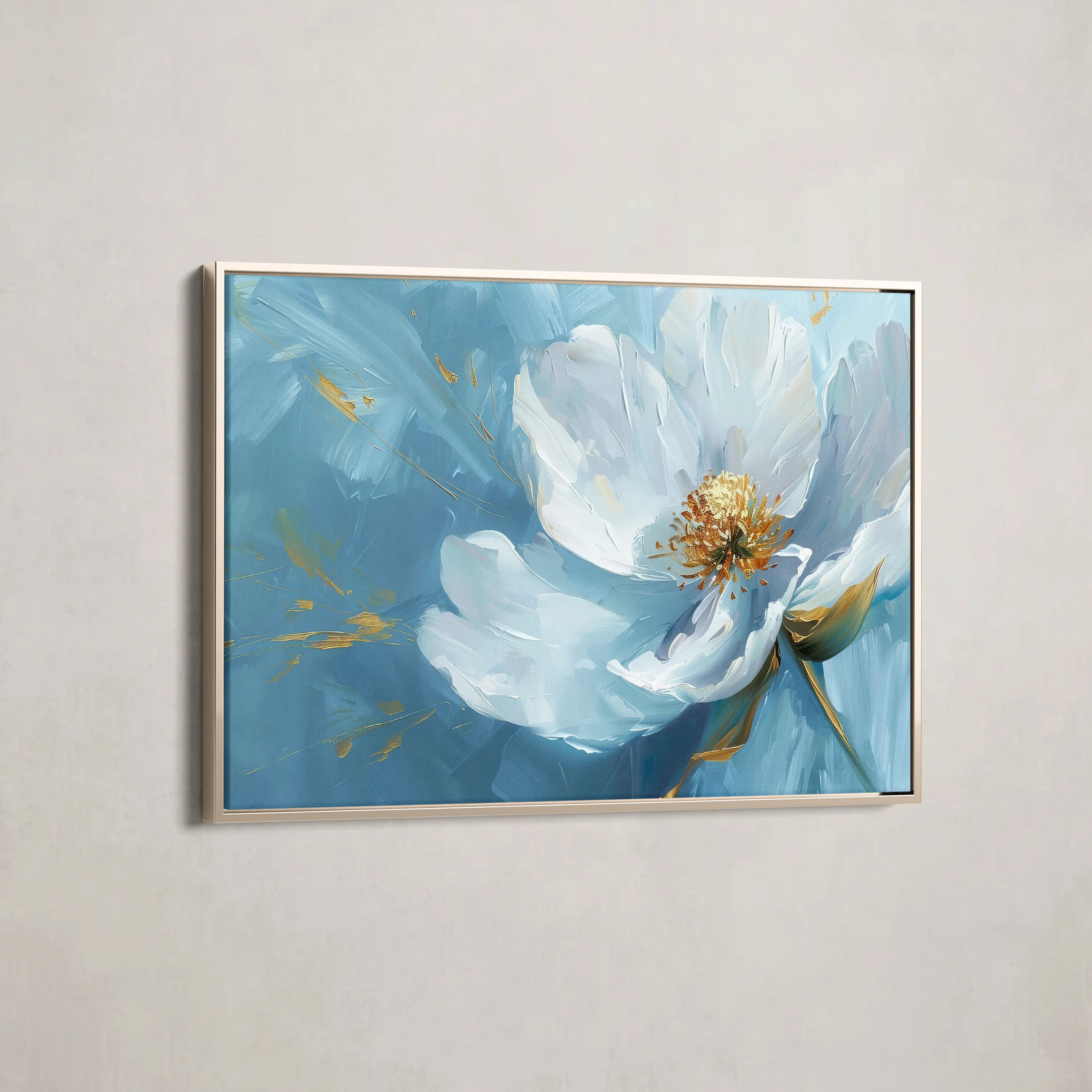 Floral Canvas Wall Art WAD501-F 90 x 60 cm / Stretched on hidden frame