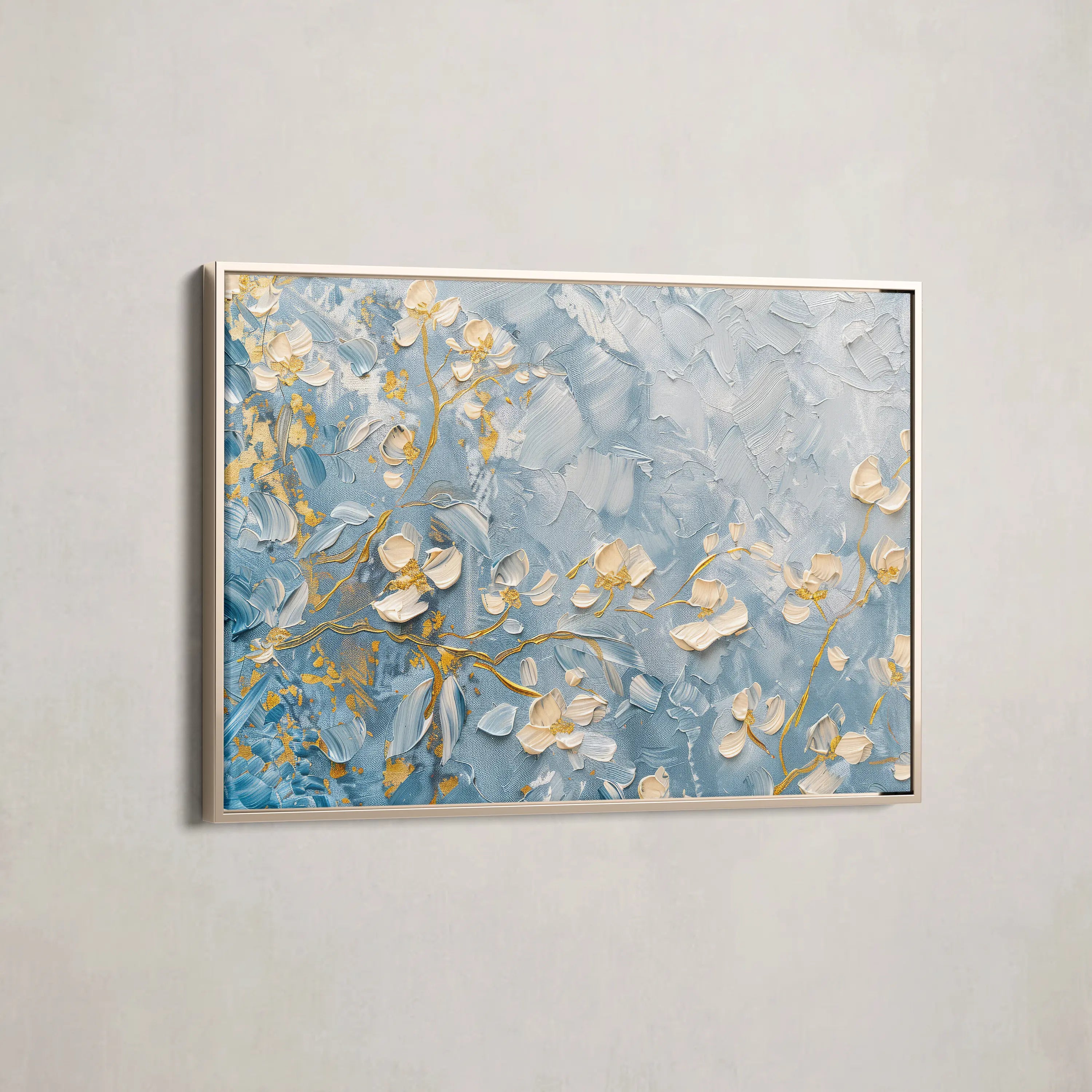 Floral Canvas Wall Art WAD502-F 90 x 60 cm / Stretched on hidden frame