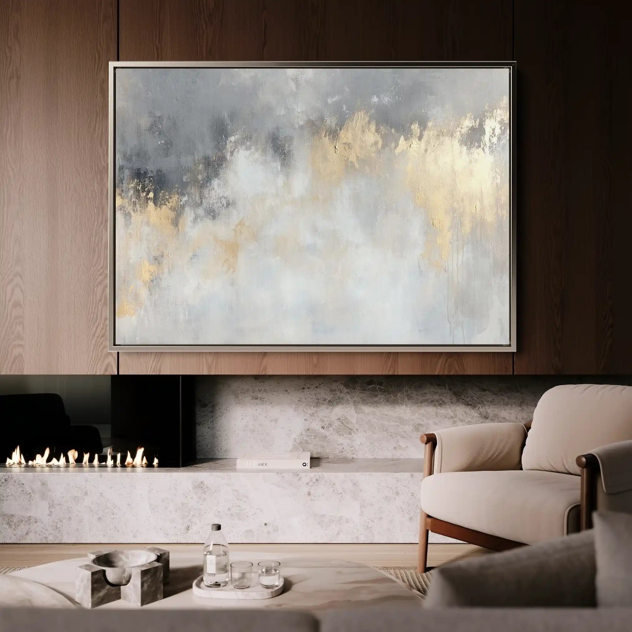 Abstract 503 Canvas Art 60 x 40 cm / Stretched on hidden frame